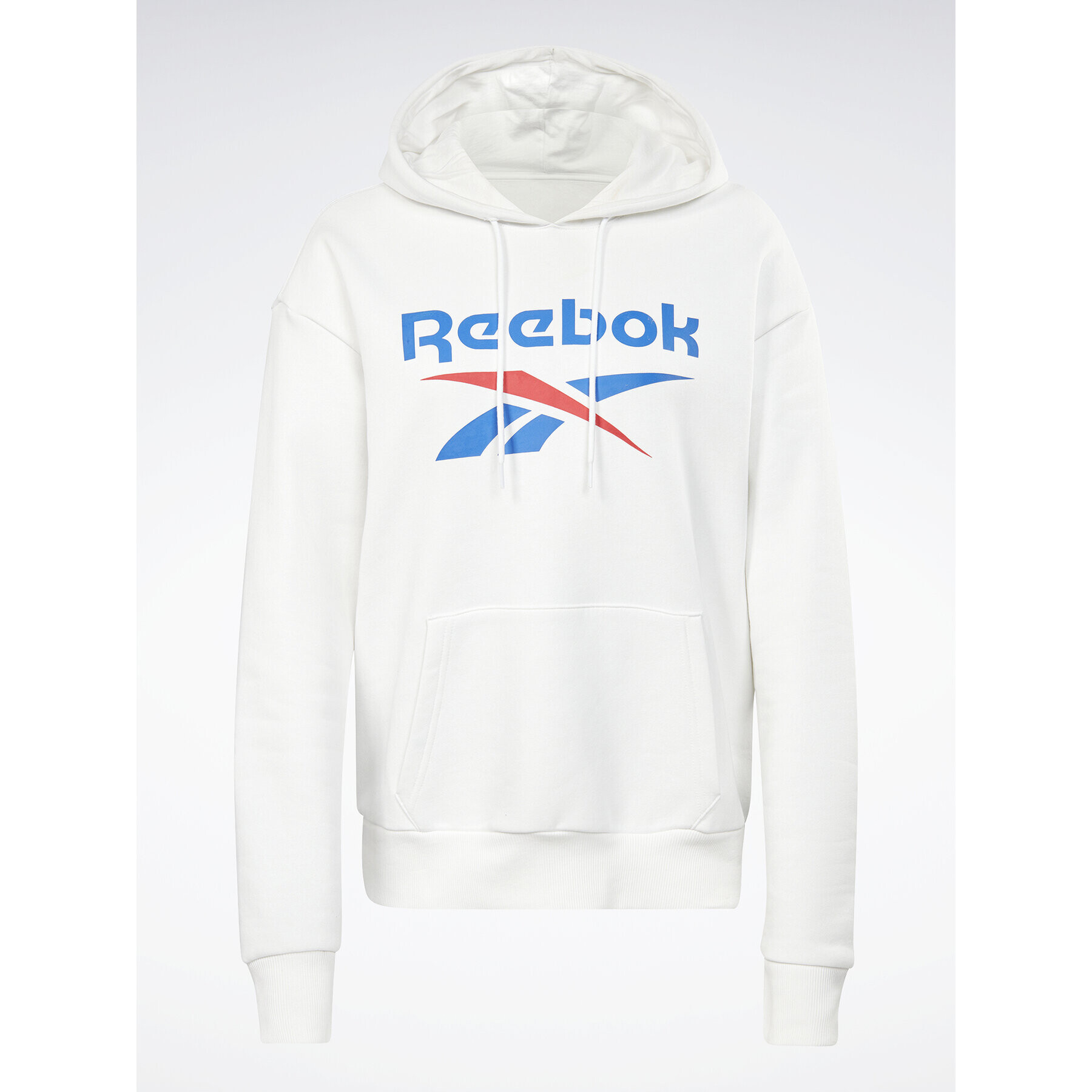 Reebok Суитшърт Identity Big Logo H54749 Бял Loose Fit - Pepit.bg
