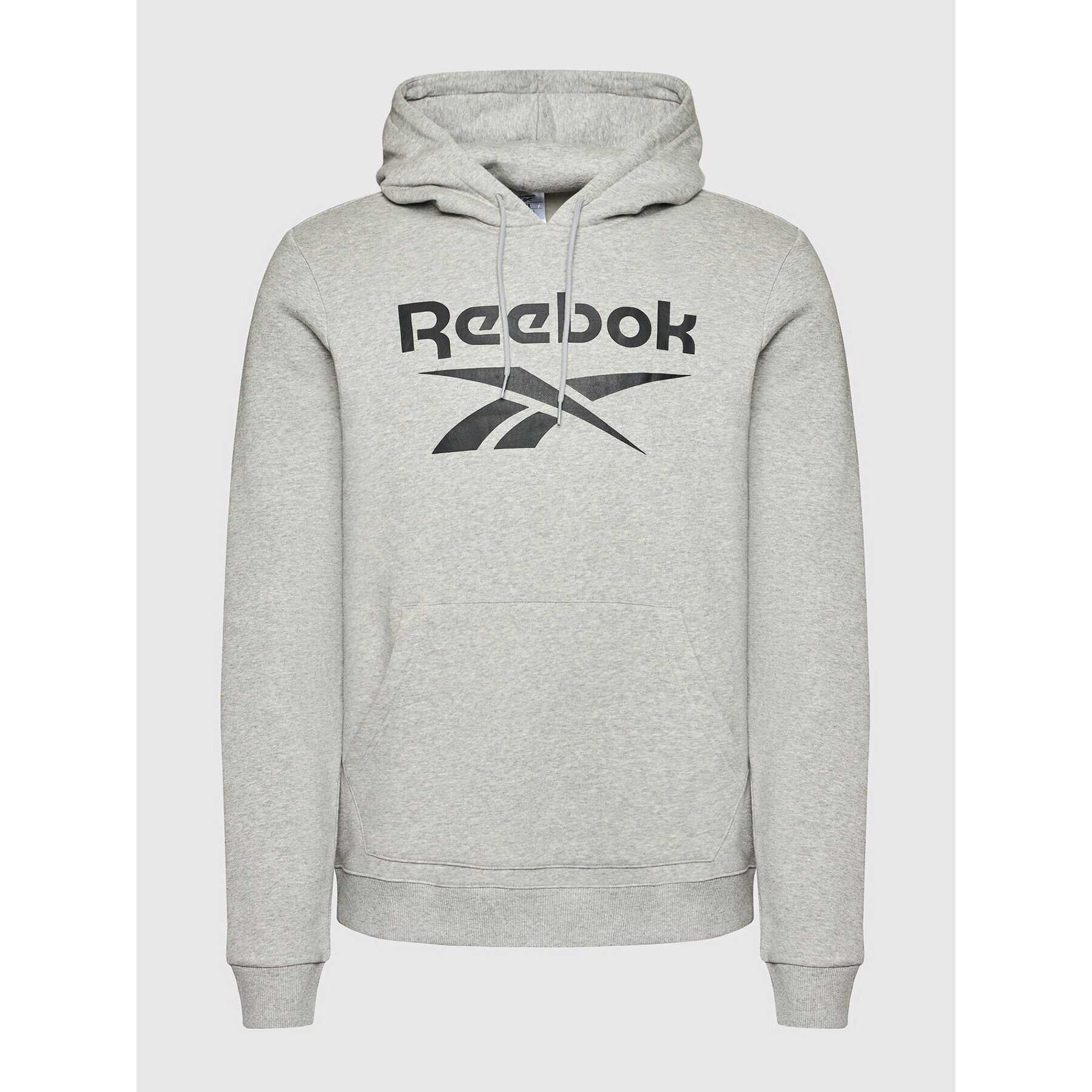 Reebok Суитшърт Identity Fleece Hoodie GS1609 Сив Regular Fit - Pepit.bg