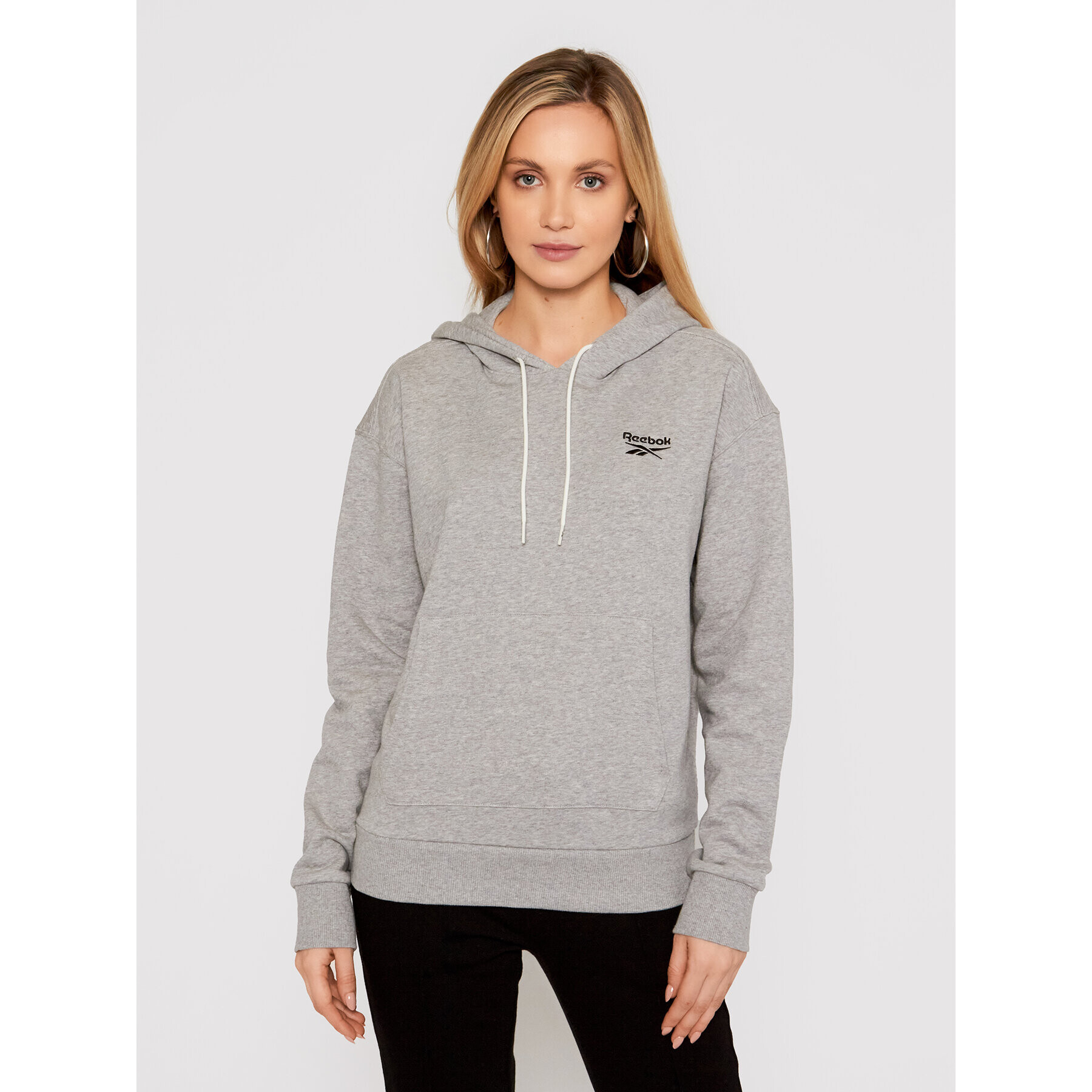 Reebok Суитшърт Identity GL2558 Сив Regular Fit - Pepit.bg