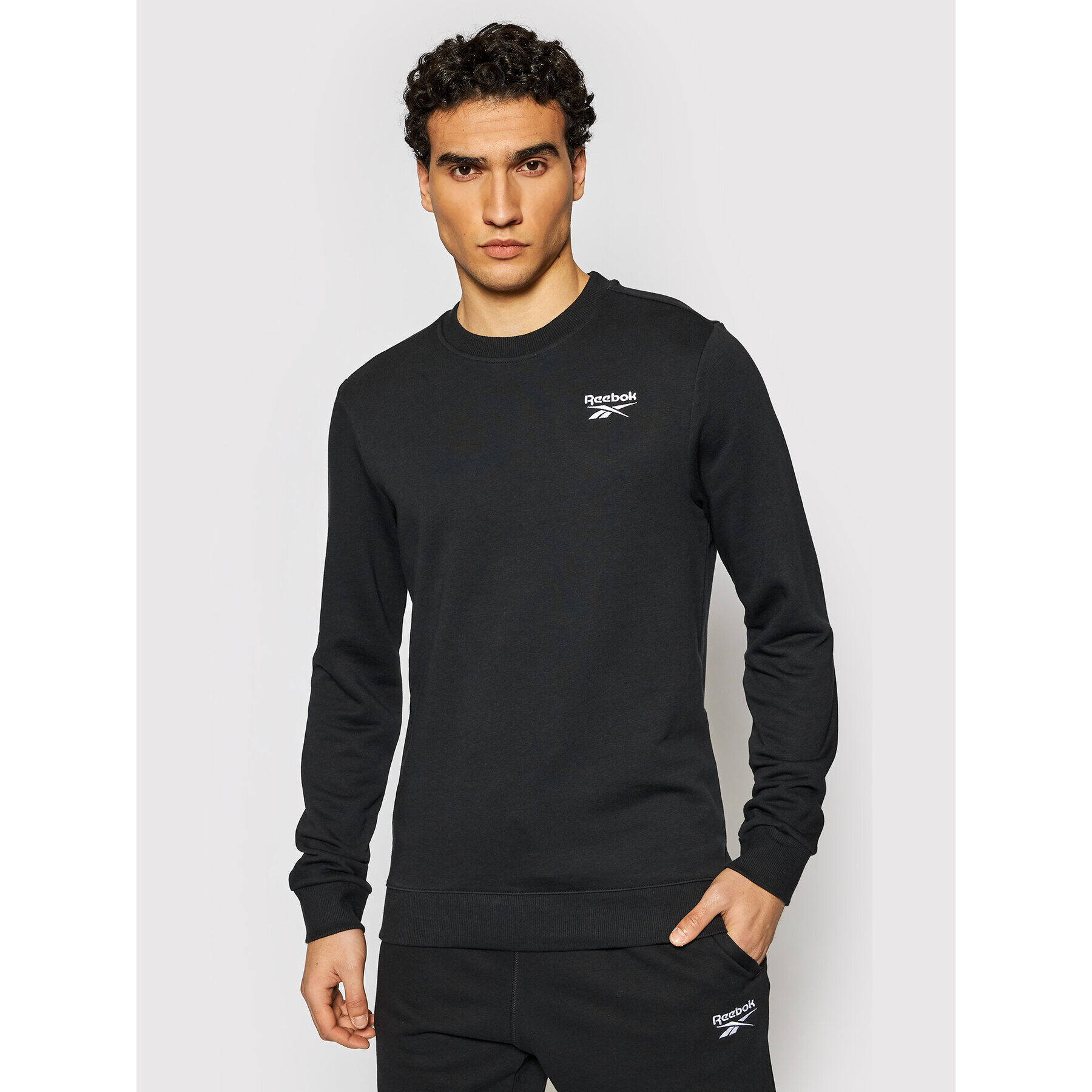 Reebok Суитшърт Identity GL3167 Черен Regular Fit - Pepit.bg