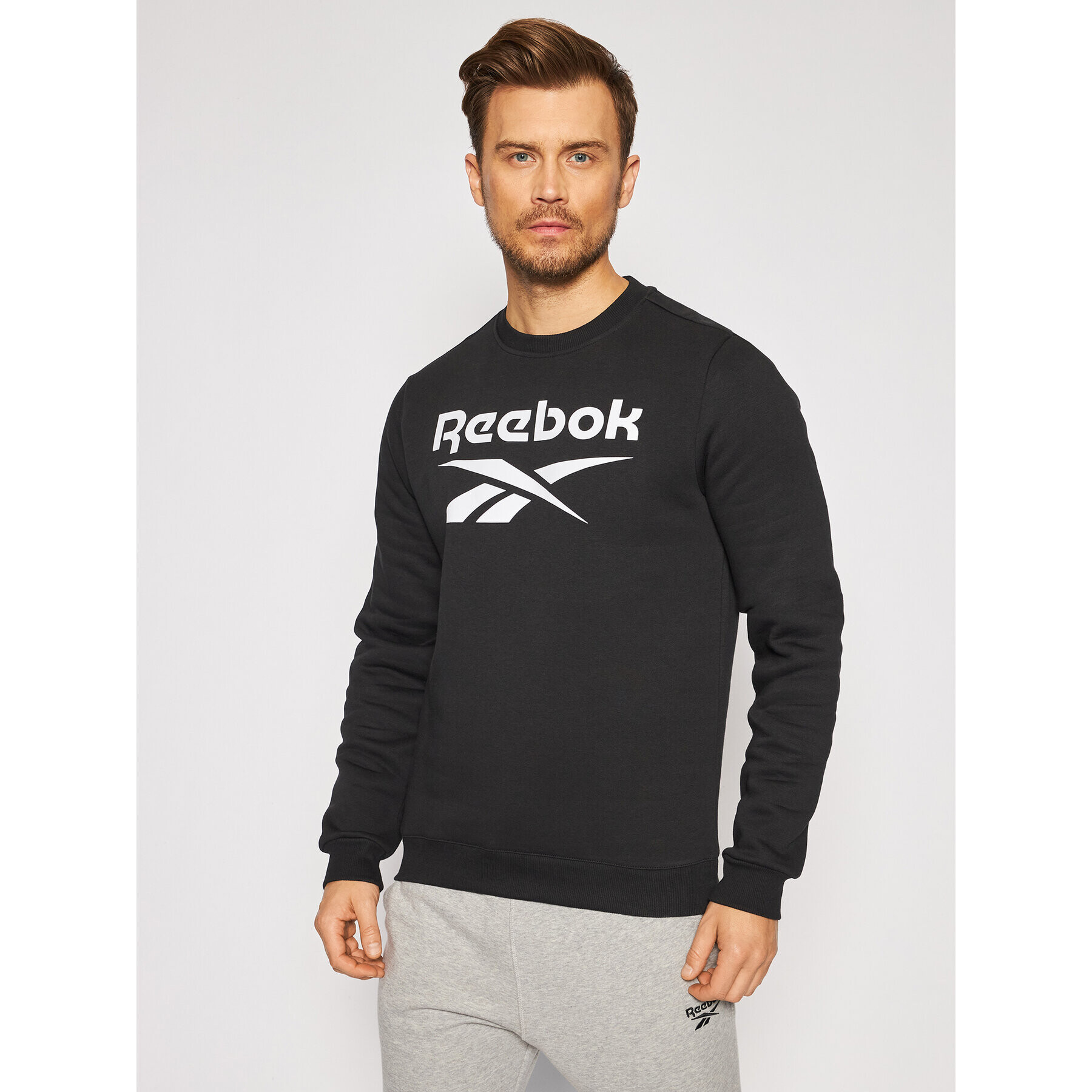 Reebok Суитшърт Identity GR1654 Черен Regular Fit - Pepit.bg