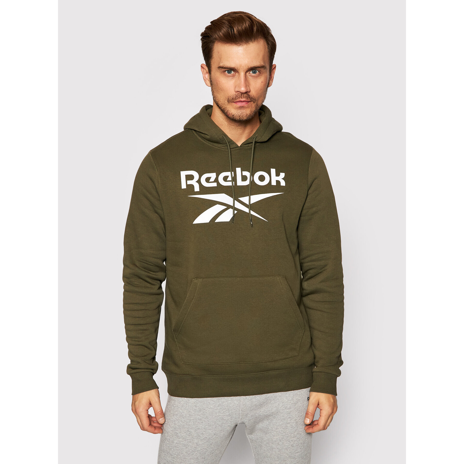 Reebok Суитшърт Identity H60068 Зелен Regular Fit - Pepit.bg