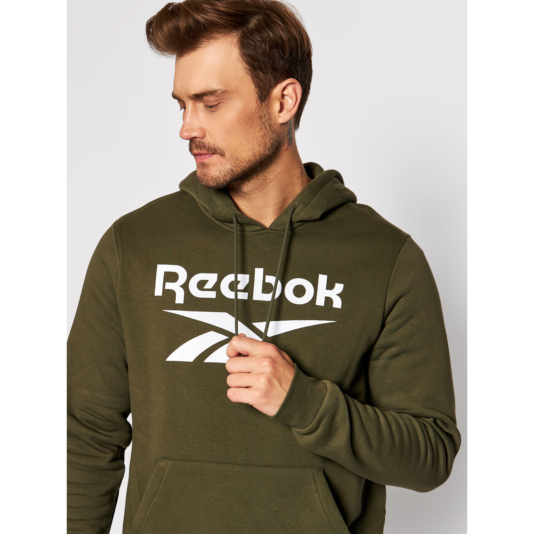 Reebok Суитшърт Identity H60068 Зелен Regular Fit - Pepit.bg