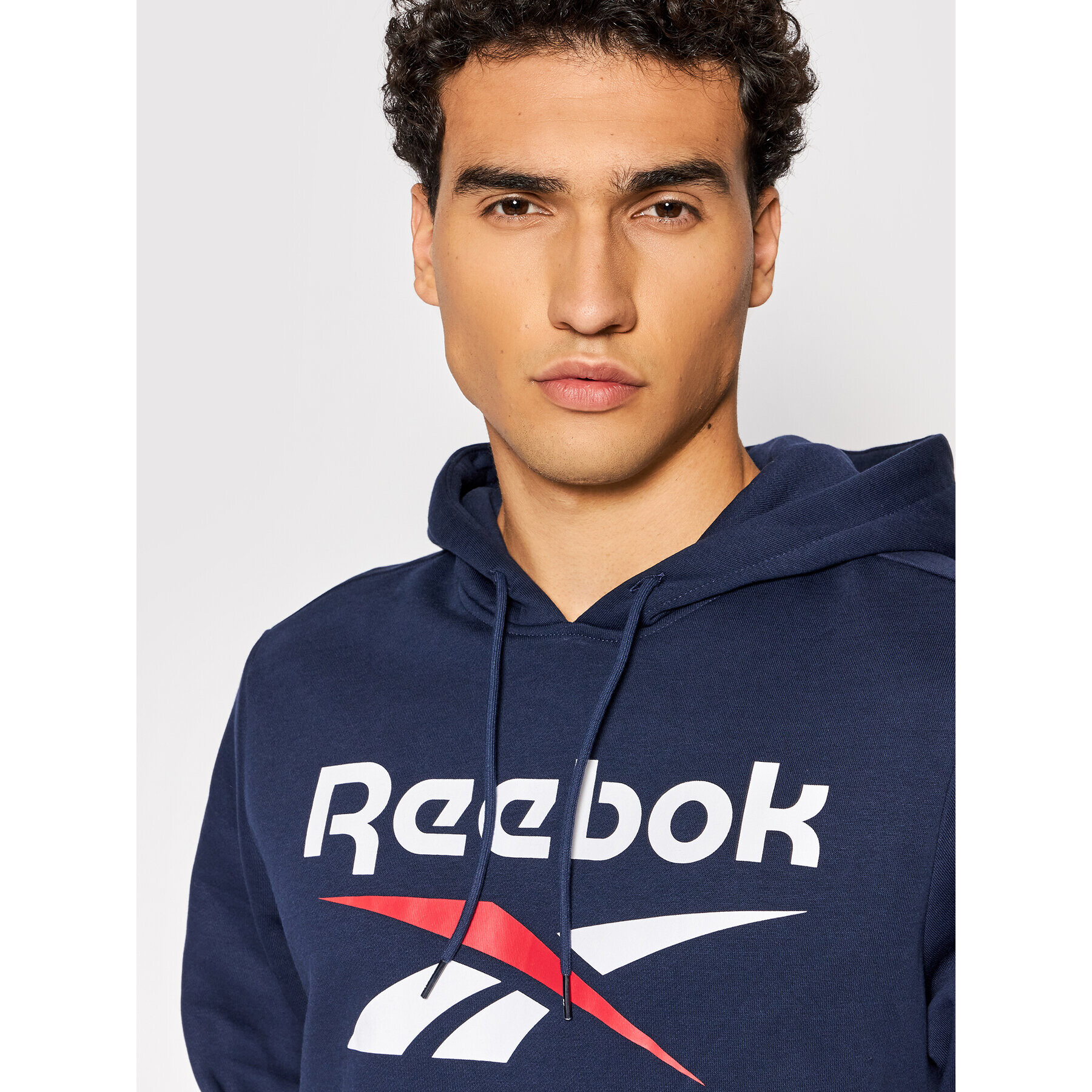 Reebok Суитшърт Identity HF9648 Тъмносин Regular Fit - Pepit.bg