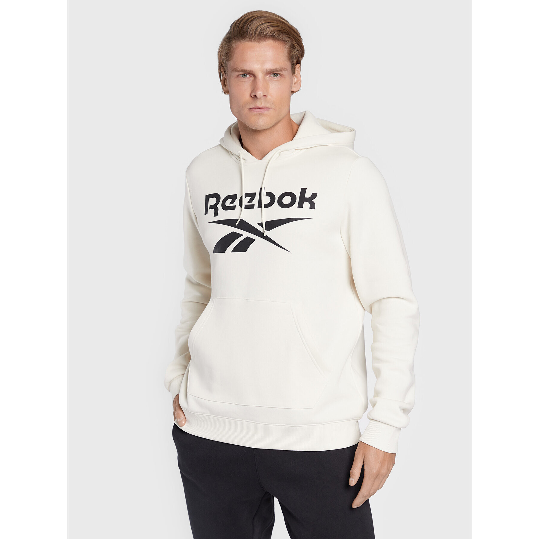 Reebok Суитшърт Identity HI0647 Бежов Regular Fit - Pepit.bg