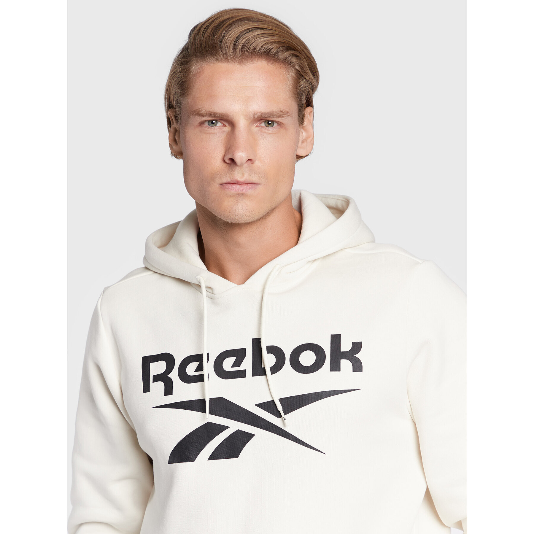 Reebok Суитшърт Identity HI0647 Бежов Regular Fit - Pepit.bg