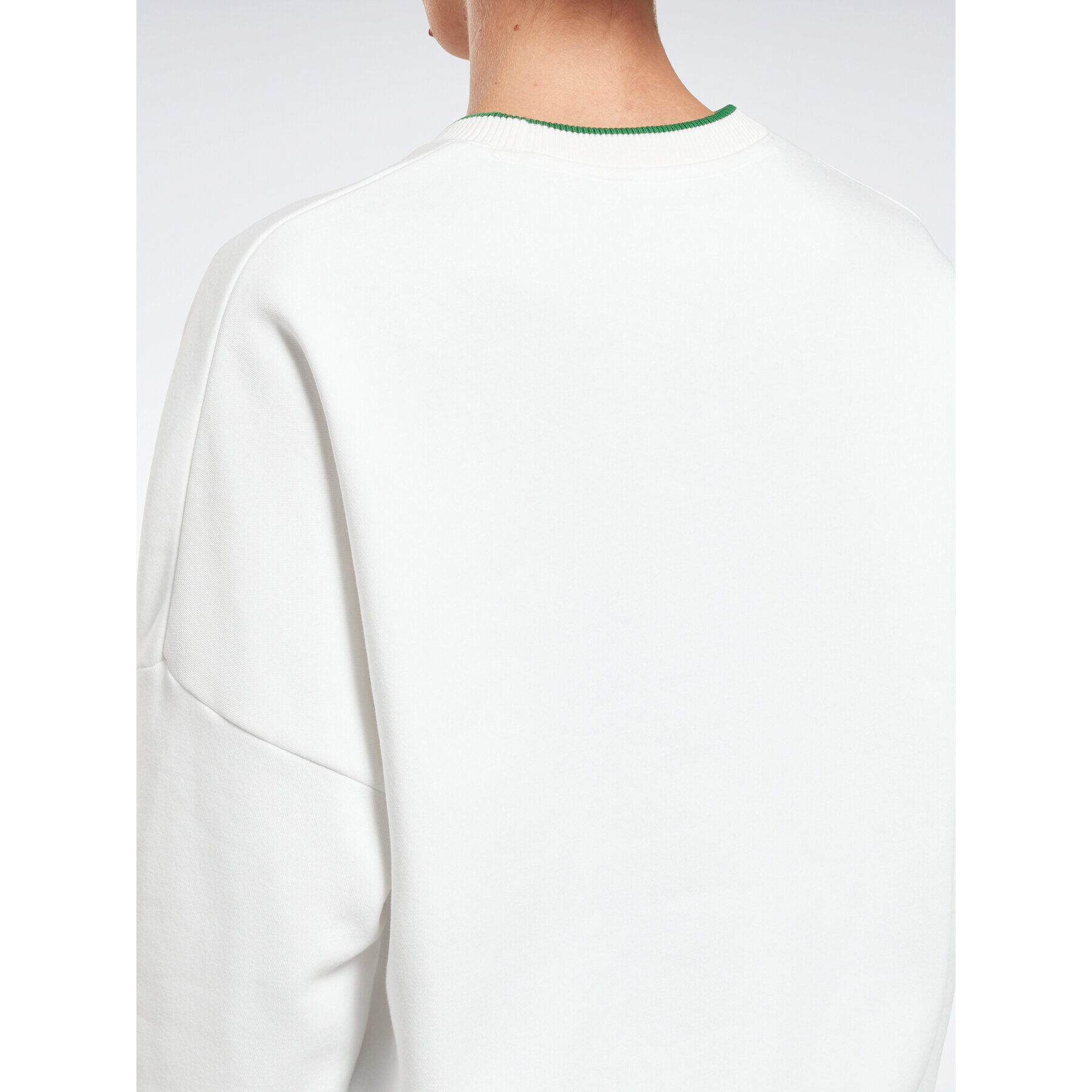 Reebok Суитшърт Identity HT6269 Бял Relaxed Fit - Pepit.bg