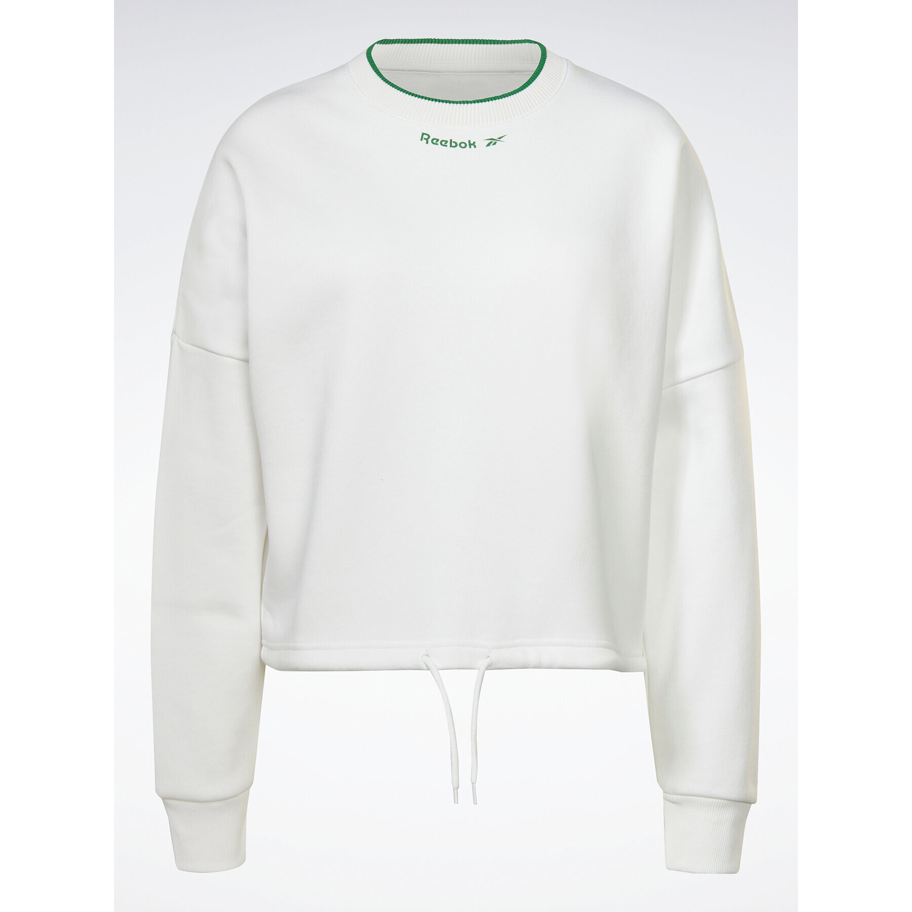 Reebok Суитшърт Identity HT6269 Бял Relaxed Fit - Pepit.bg