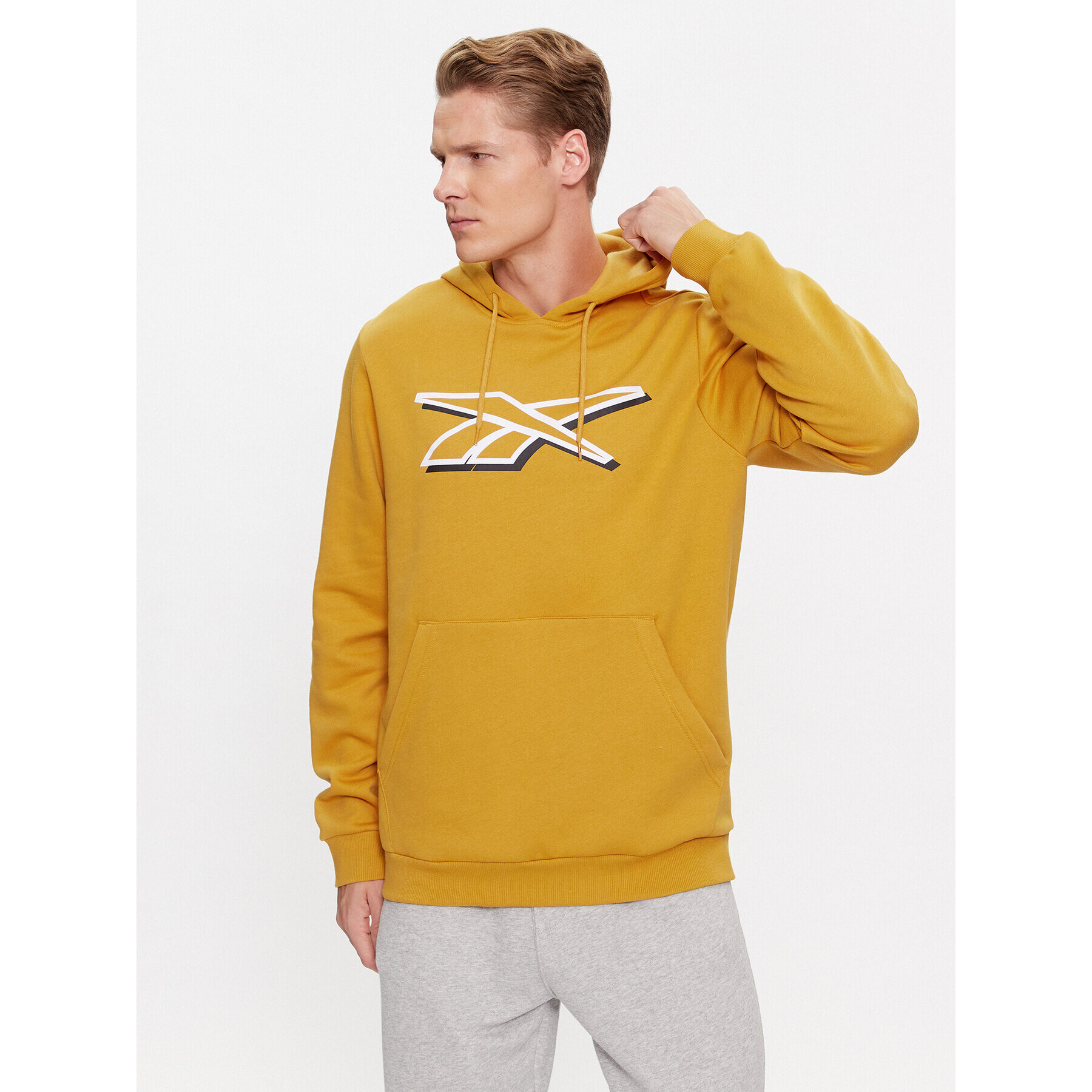Reebok Суитшърт Identity IN1692 Жълт Regular Fit - Pepit.bg