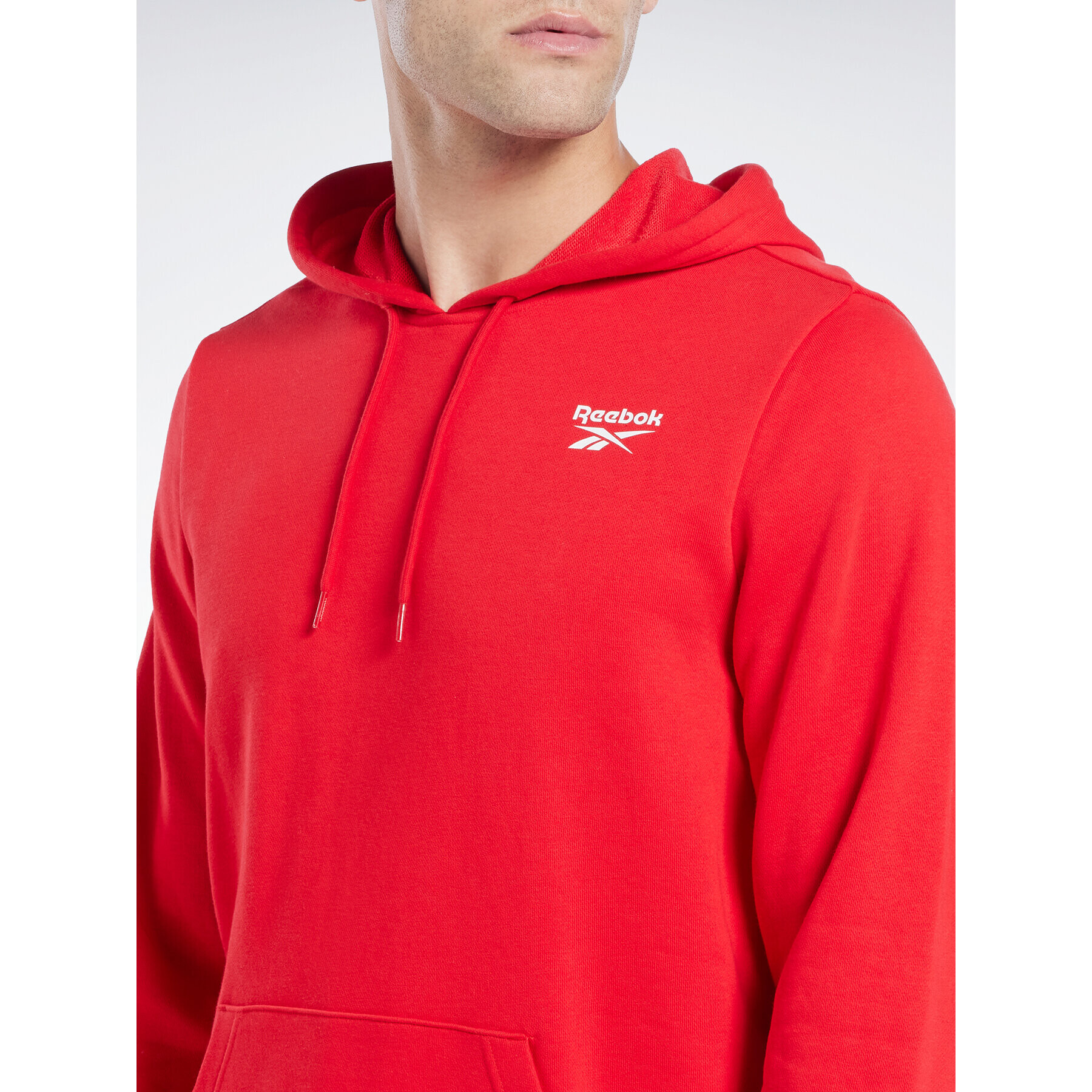 Reebok Суитшърт Identity Logo HA9276 Червен Regular Fit - Pepit.bg