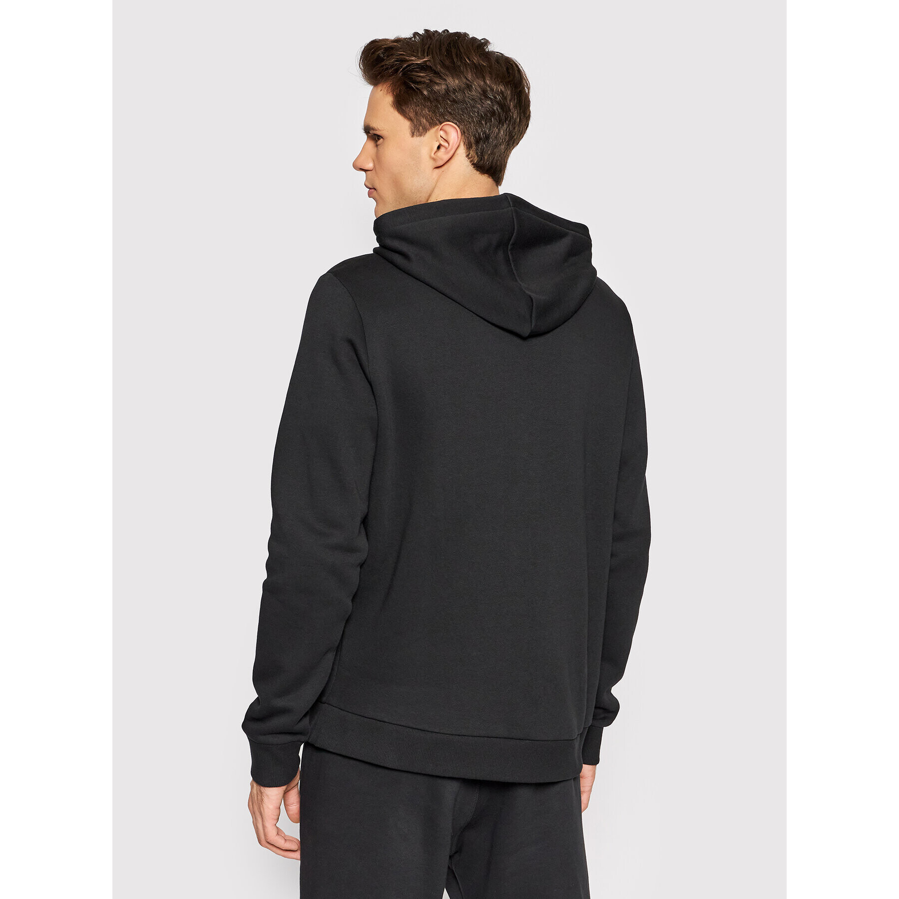 Reebok Суитшърт Left Chest Logo Full HG4450 Черен Regular Fit - Pepit.bg