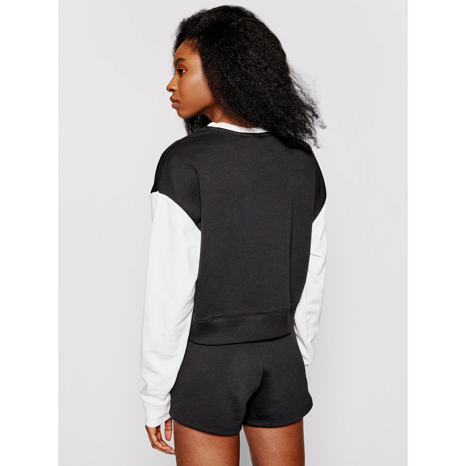 Reebok Суитшърт Linear Logo GI6926 Черен Oversize - Pepit.bg