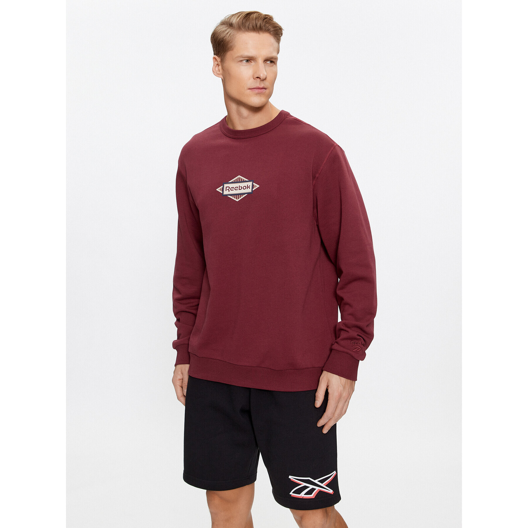 Reebok Суитшърт Sporting Goods II0680 Червен Regular Fit - Pepit.bg