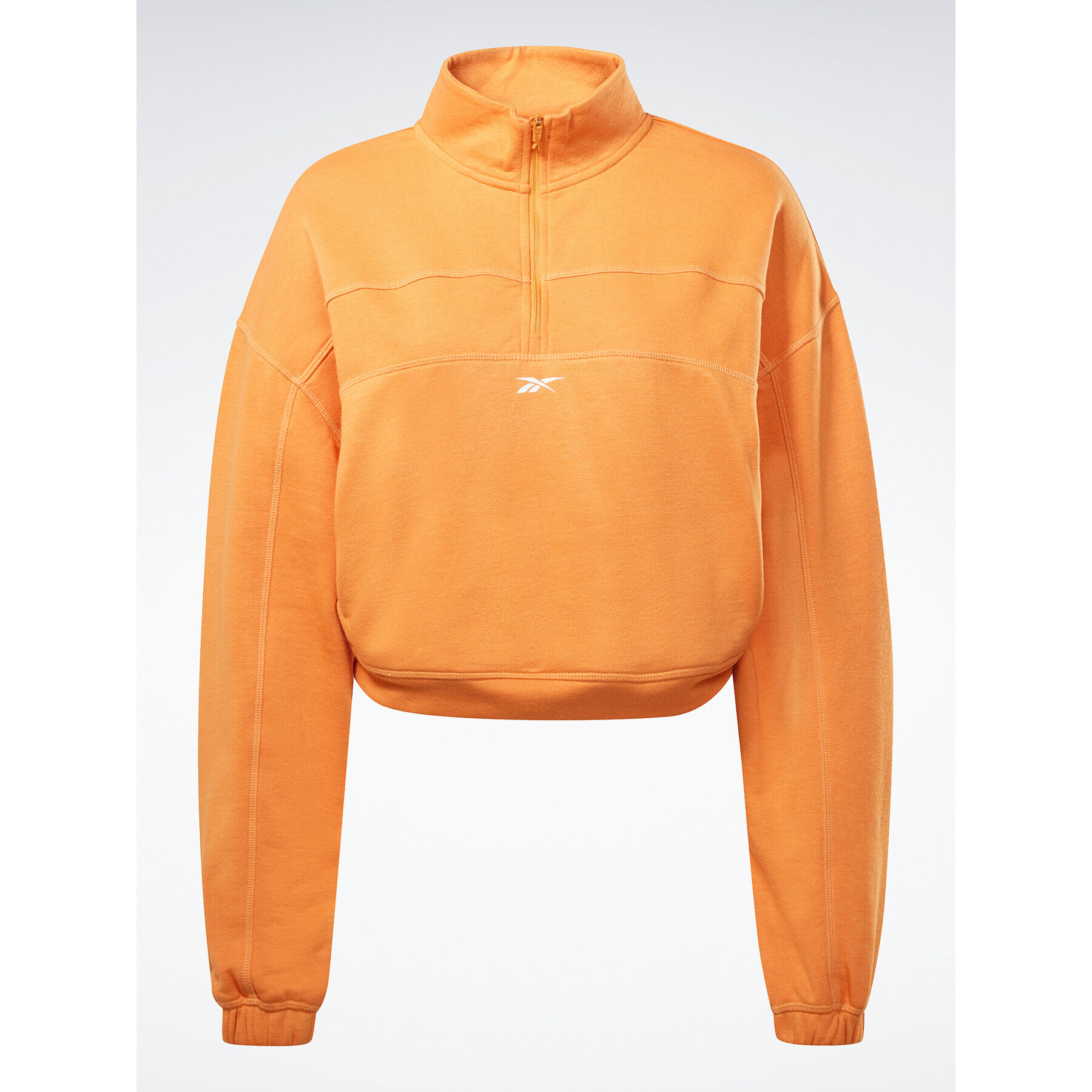 Reebok Суитшърт Workout Ready HT6043 Оранжев Relaxed Fit - Pepit.bg