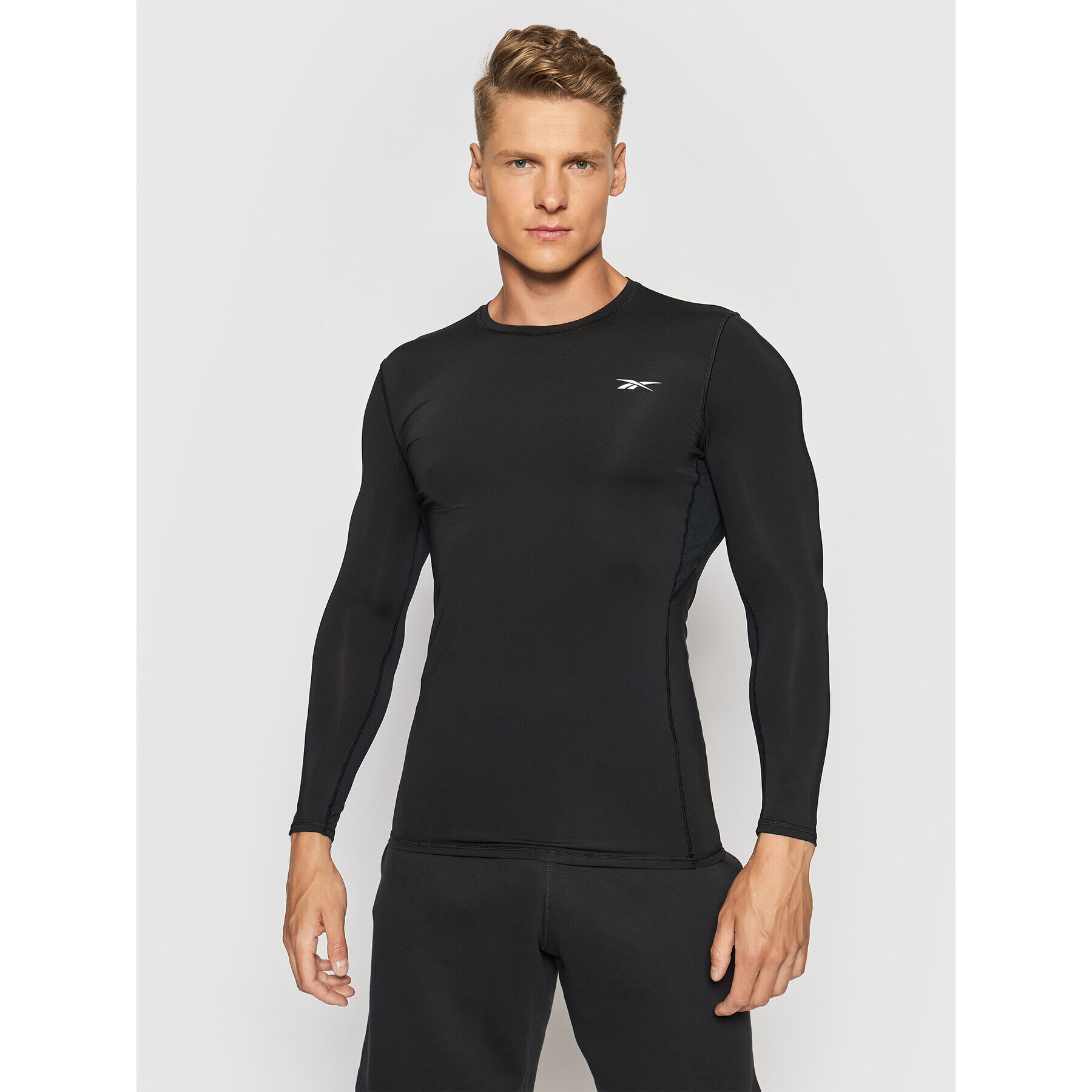 Reebok Тениска от техническо трико Workout Ready Compression FP9105 Черен Compression Fit - Pepit.bg