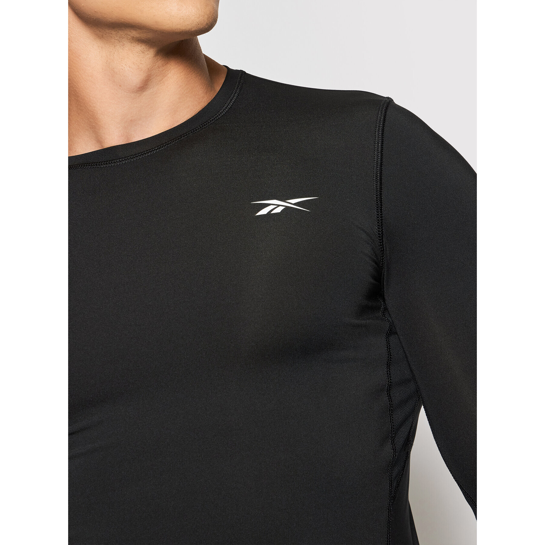 Reebok Тениска от техническо трико Workout Ready Compression FP9105 Черен Compression Fit - Pepit.bg