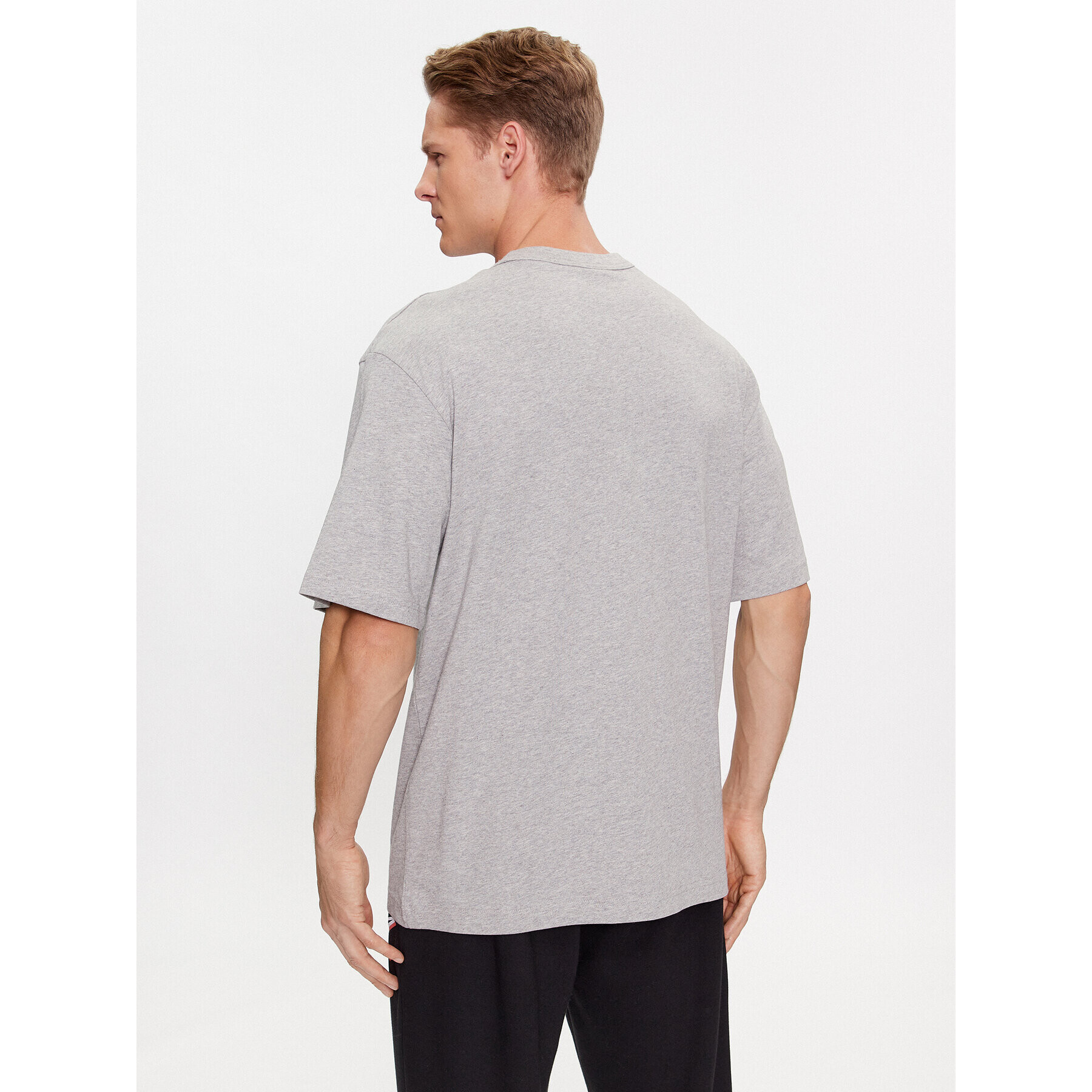 Reebok Тишърт Basketball IL4423 Сив Regular Fit - Pepit.bg