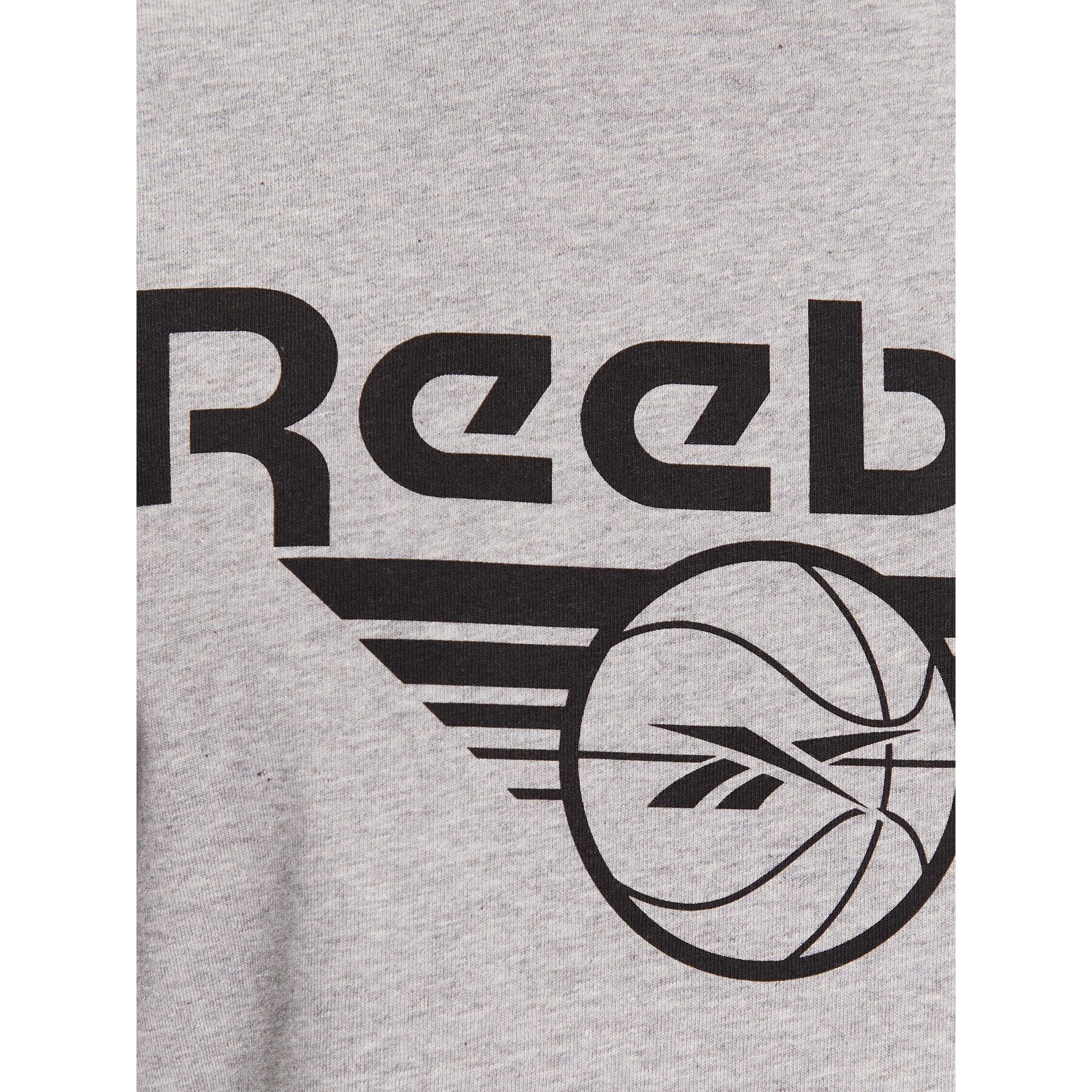 Reebok Тишърт Basketball IL4423 Сив Regular Fit - Pepit.bg