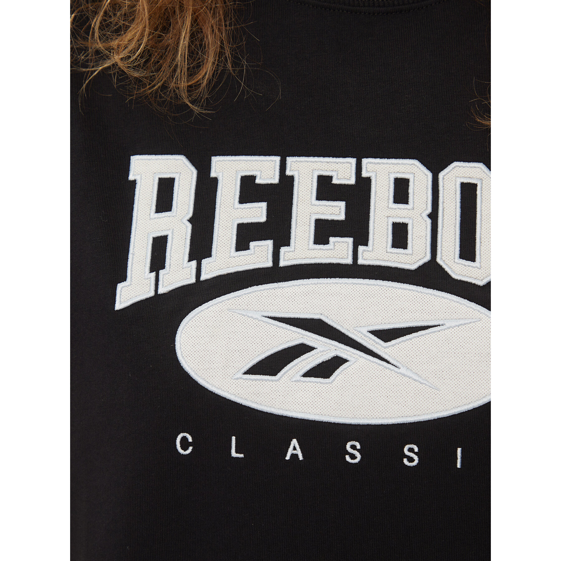 Reebok Тишърт Classics Big Logo IL4636 Черен Regular Fit - Pepit.bg