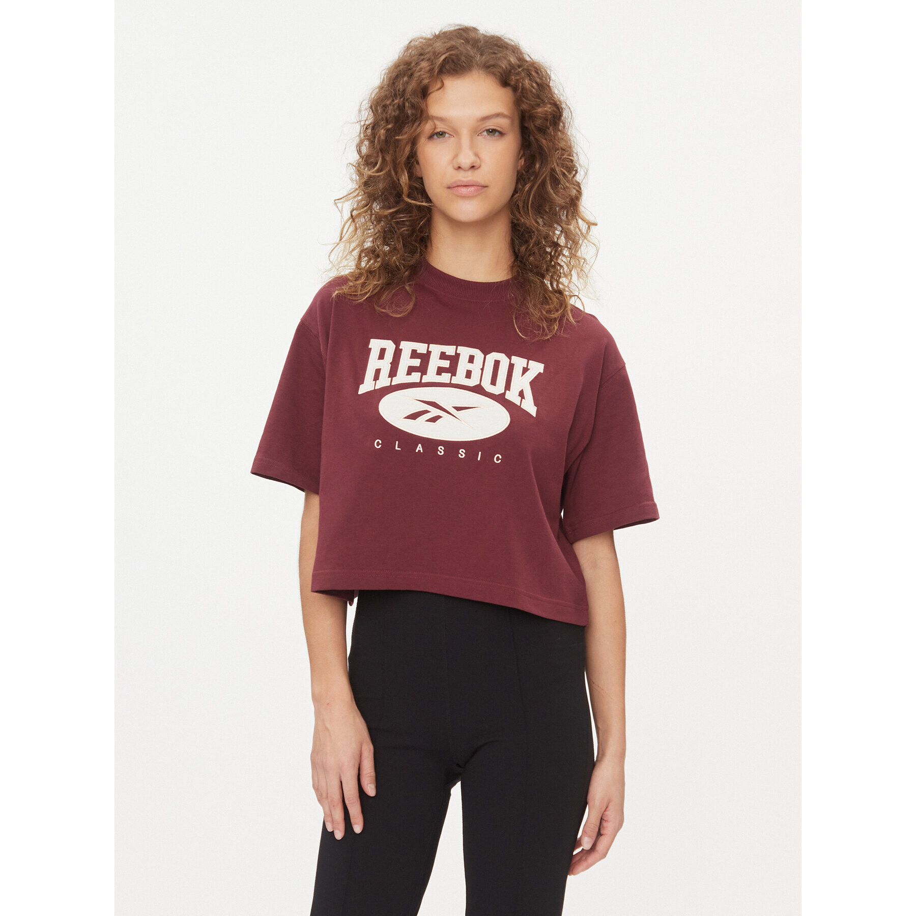 Reebok Тишърт Classics Big Logo IL4638 Червен Regular Fit - Pepit.bg