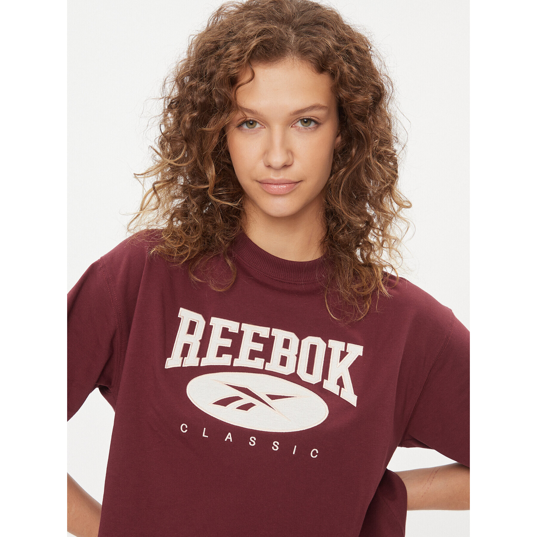 Reebok Тишърт Classics Big Logo IL4638 Червен Regular Fit - Pepit.bg