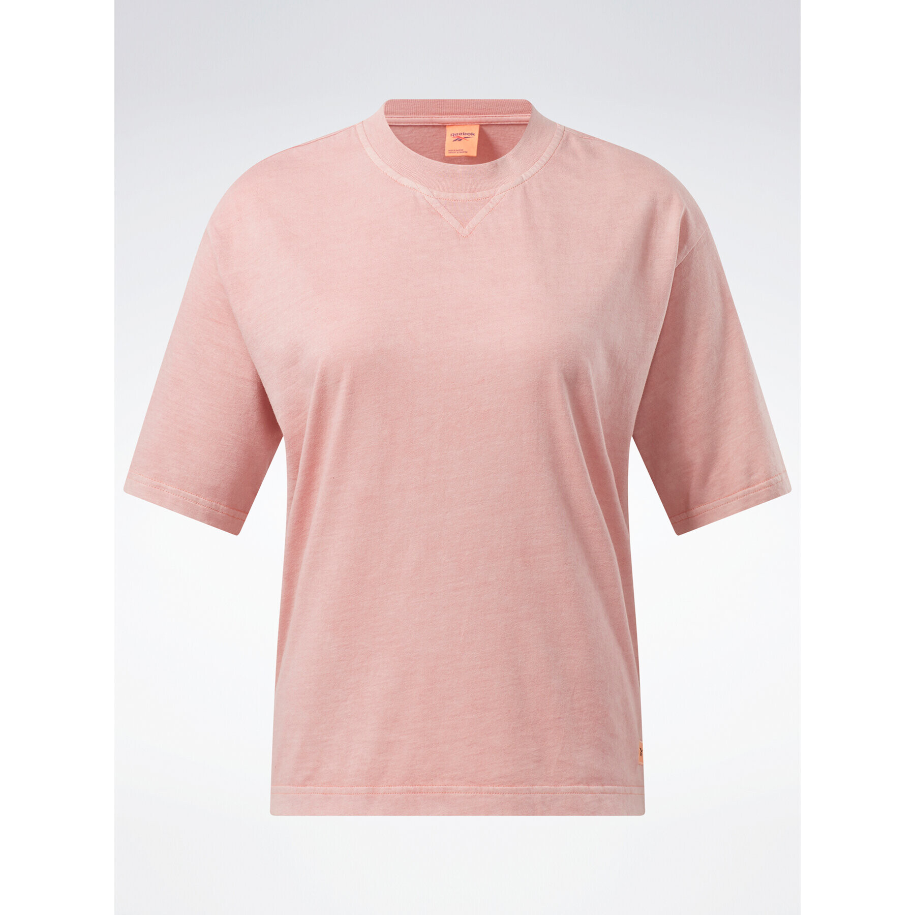 Reebok Тишърт Classics Natural Dye Boxy T-Shirt HY2708 Розов - Pepit.bg