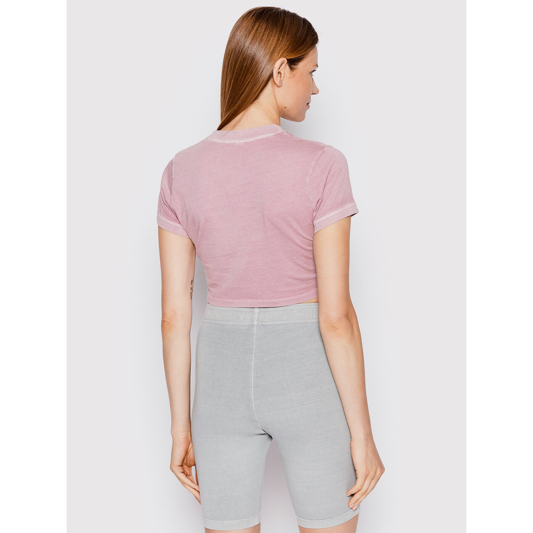Reebok Тишърт Classics Natural Dye HK4967 Розов Slim Fit - Pepit.bg