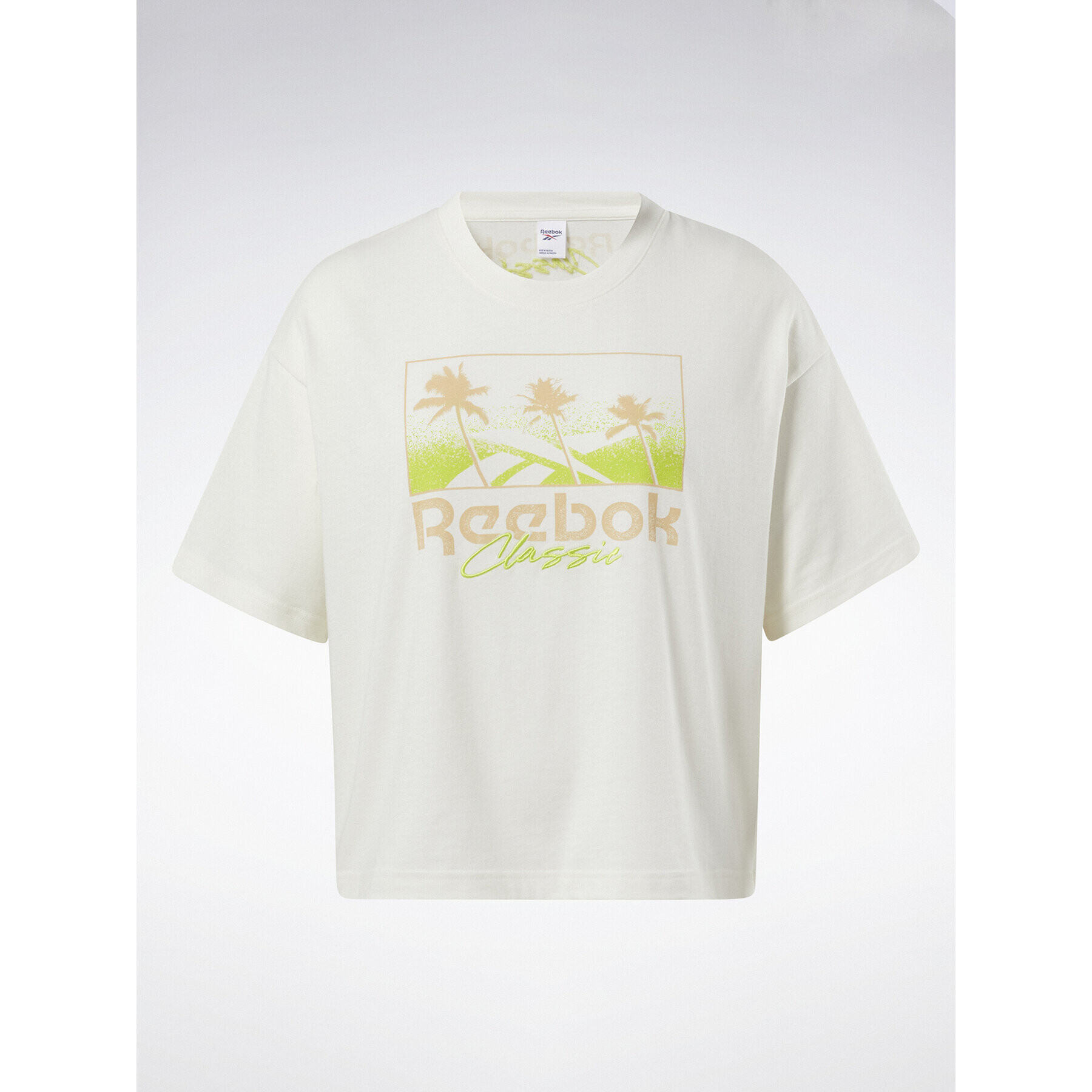 Reebok Тишърт Classics Summer Graphic T-Shirt H49281 Бял - Pepit.bg