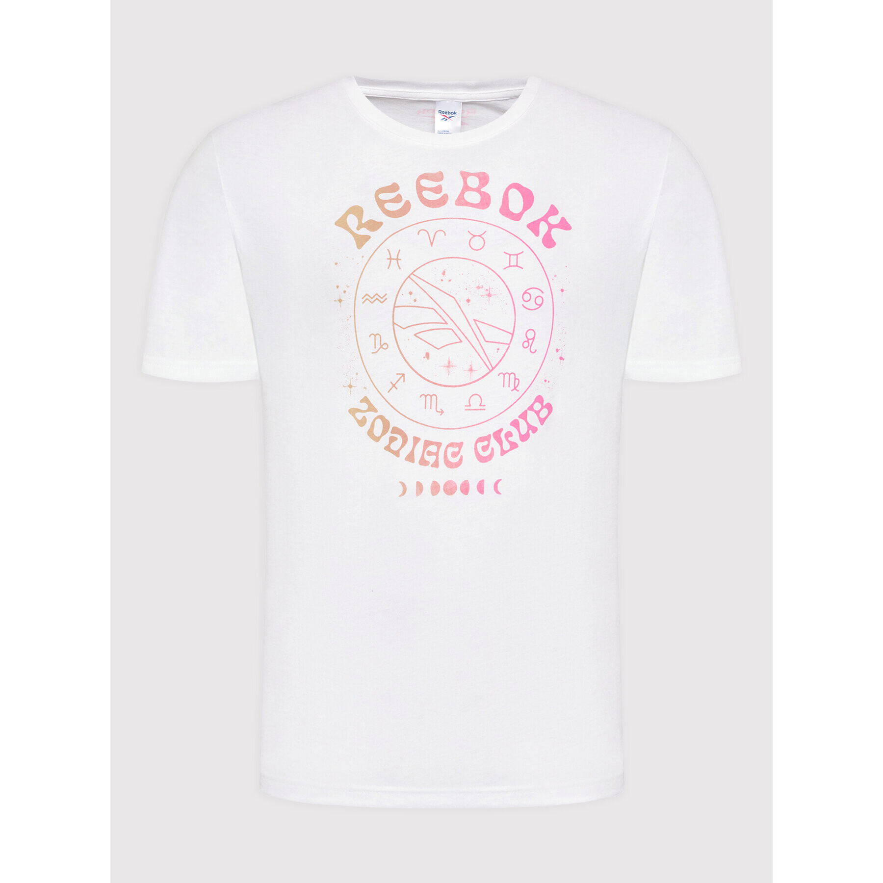 Reebok Тишърт Classics Supernatural Graphic H58683 Бял Oversize - Pepit.bg