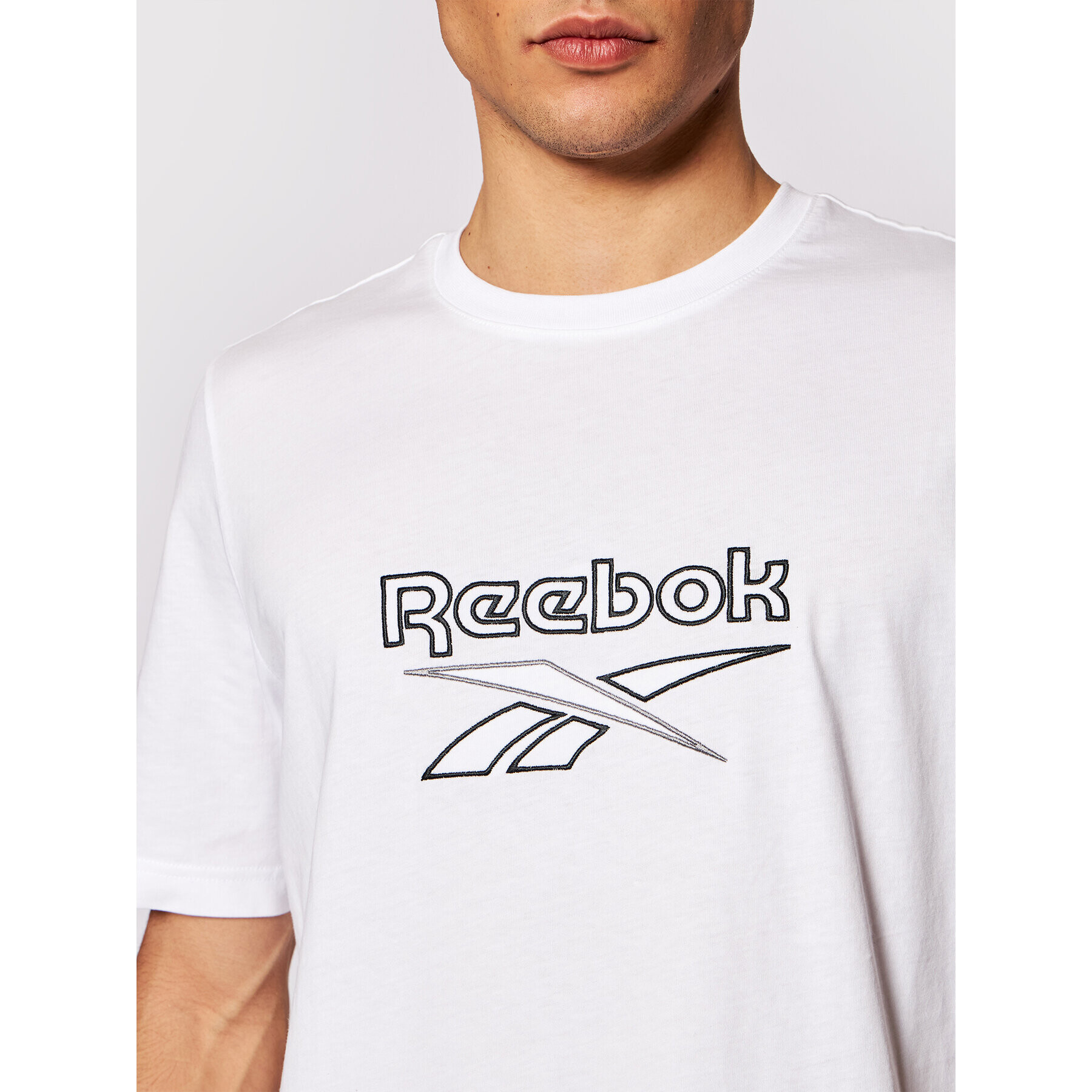 Reebok Тишърт Classics Vector GU3875 Бял Oversize - Pepit.bg