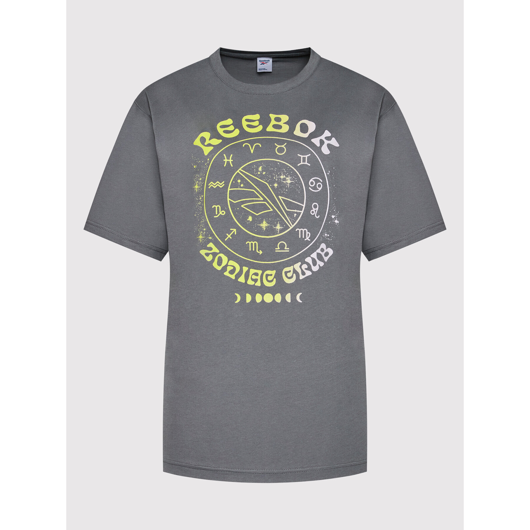 Reebok Classic Тишърт Cropped Supernatural Graphic H49245 Сив Oversize - Pepit.bg
