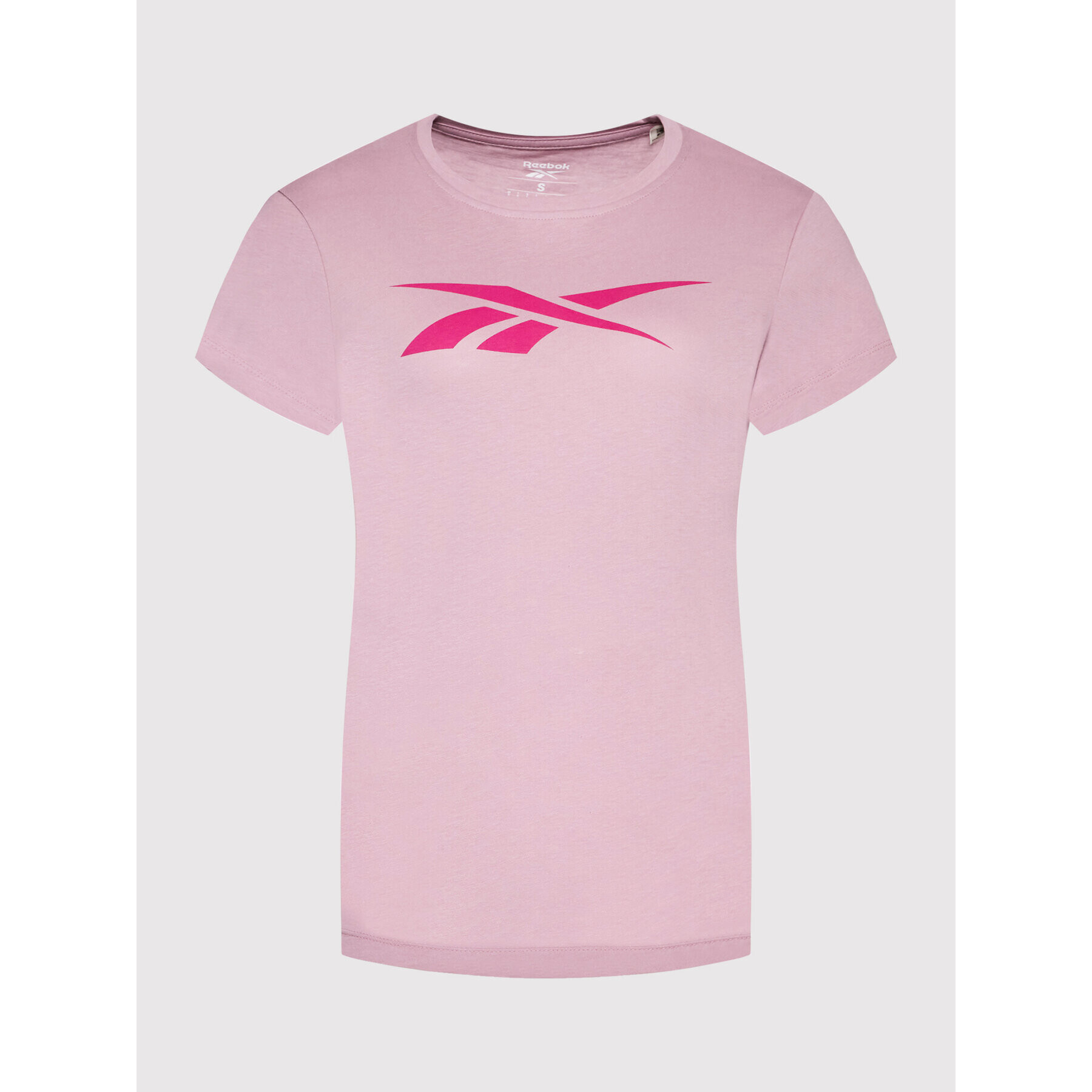 Reebok Тишърт Essentials Vector Graphic HK6982 Розов Regular Fit - Pepit.bg