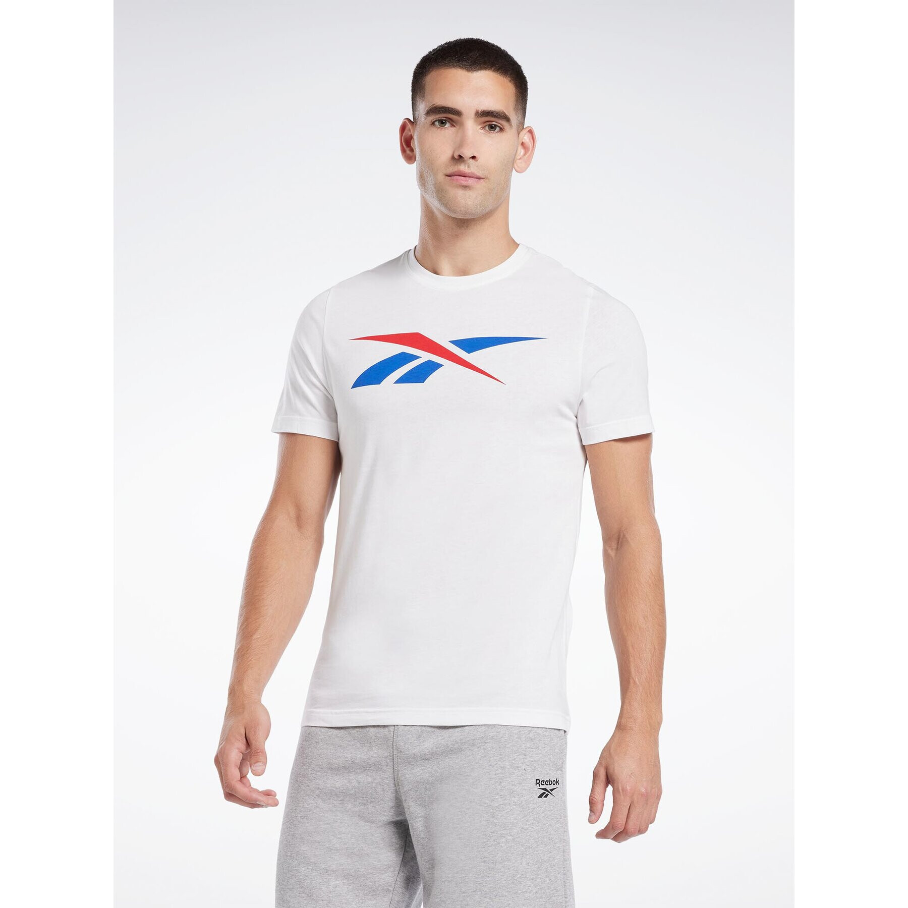 Reebok Тишърт Graphic Series Vector T-Shirt HS4899 Бял - Pepit.bg