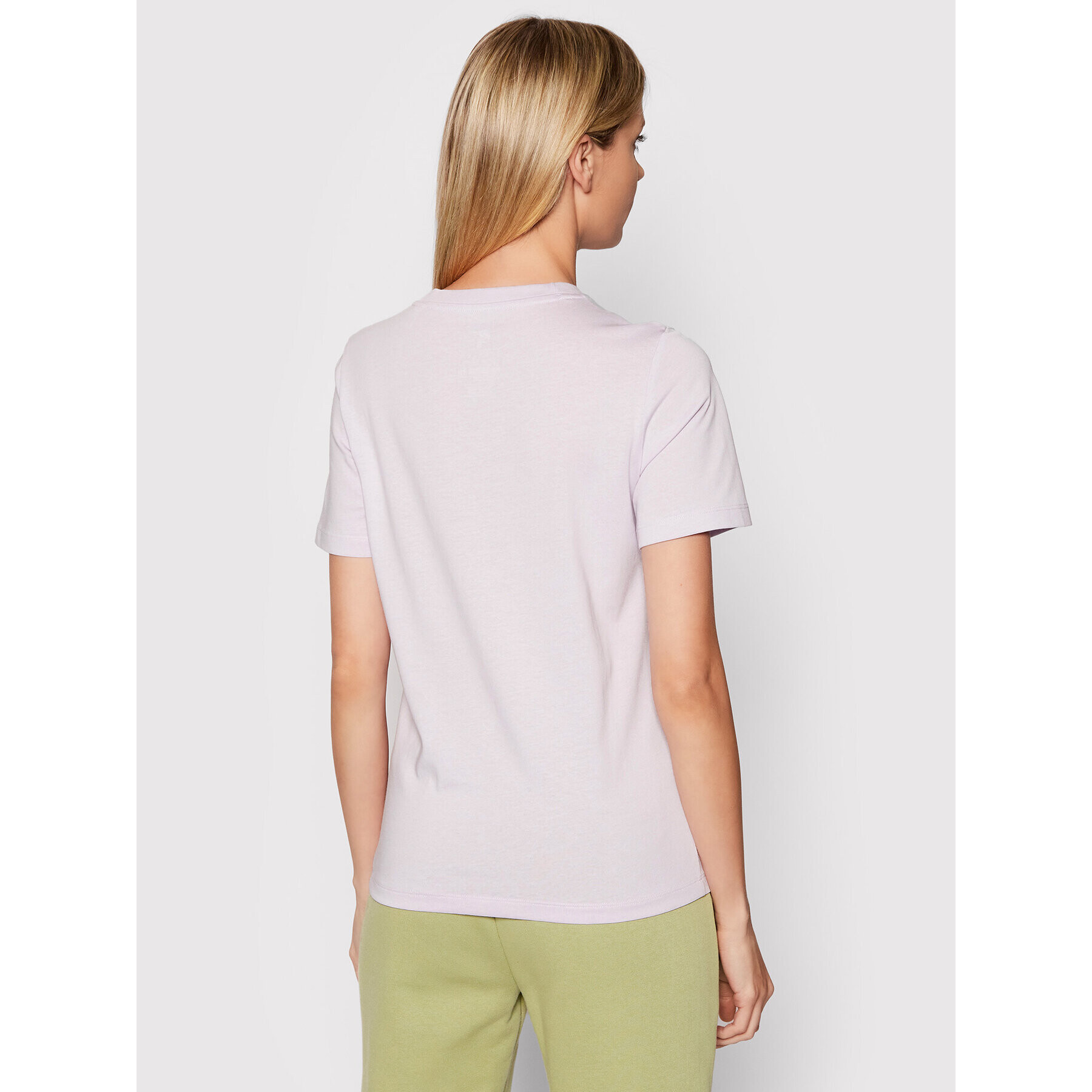 Reebok Тишърт HE5402 Виолетов Relaxed Fit - Pepit.bg
