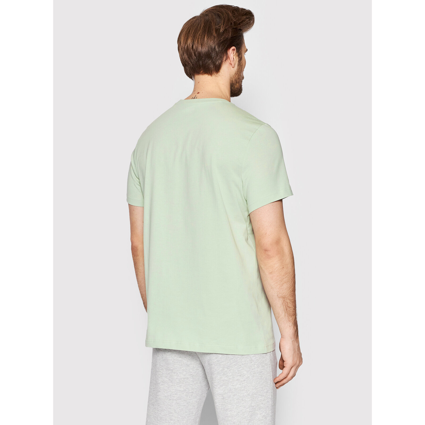 Reebok Тишърт Identity HB2143 Зелен Regular Fit - Pepit.bg
