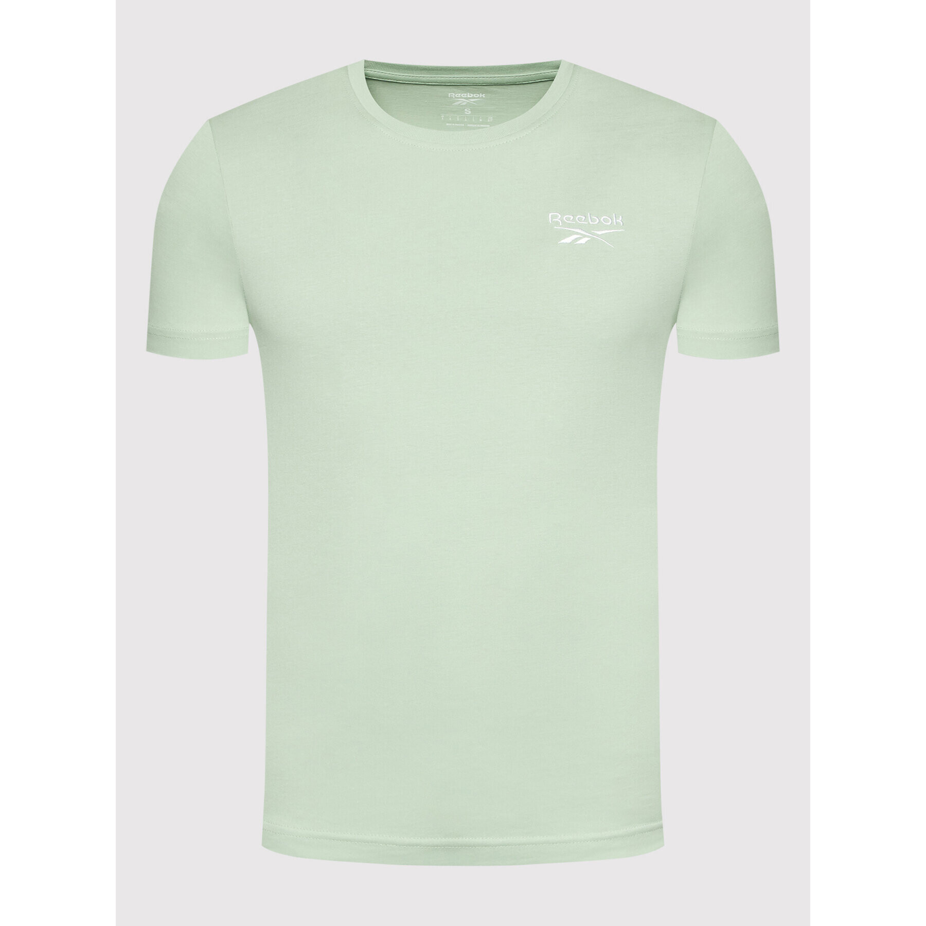 Reebok Тишърт Identity HB2143 Зелен Regular Fit - Pepit.bg