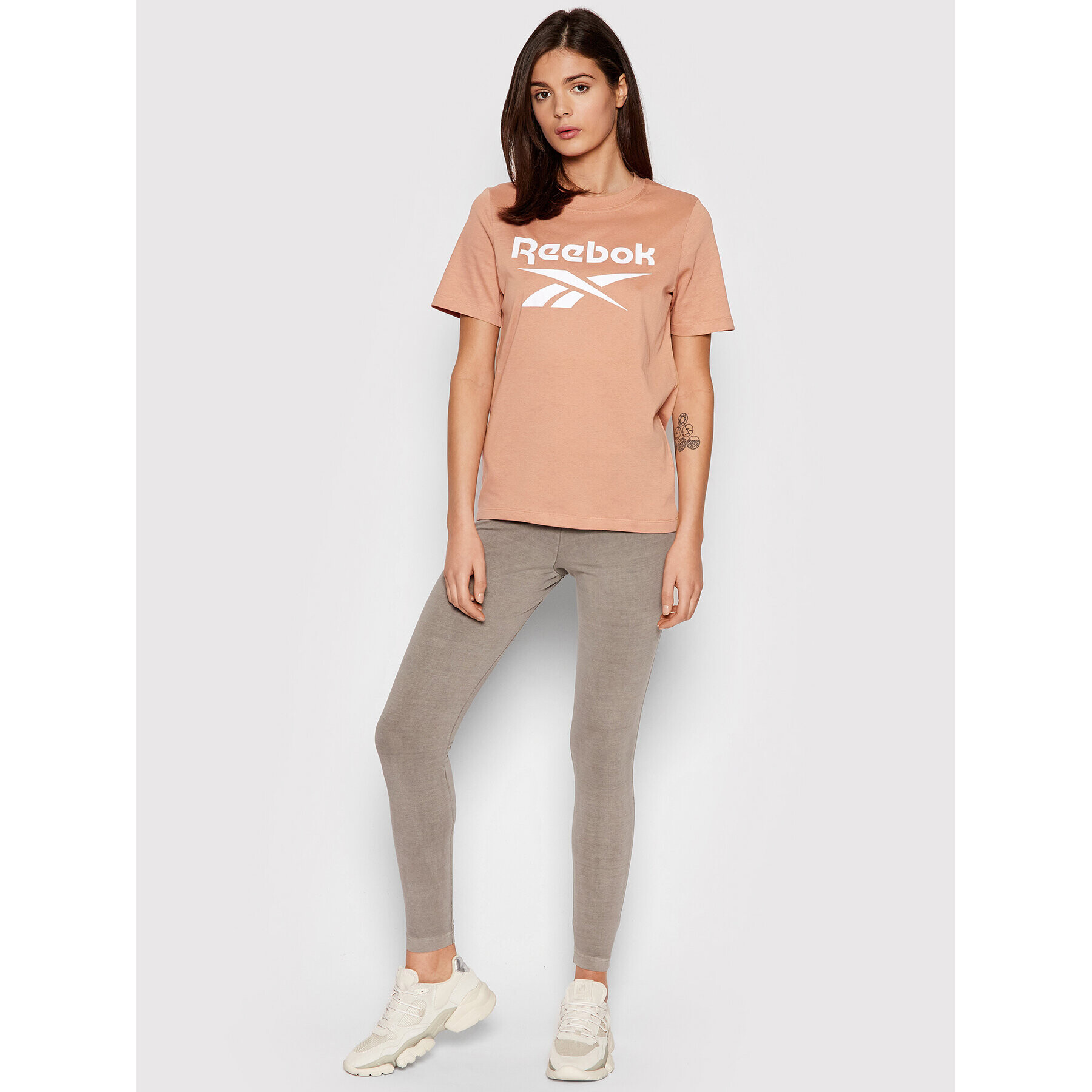 Reebok Тишърт Identity HB2269 Оранжев Relaxed Fit - Pepit.bg