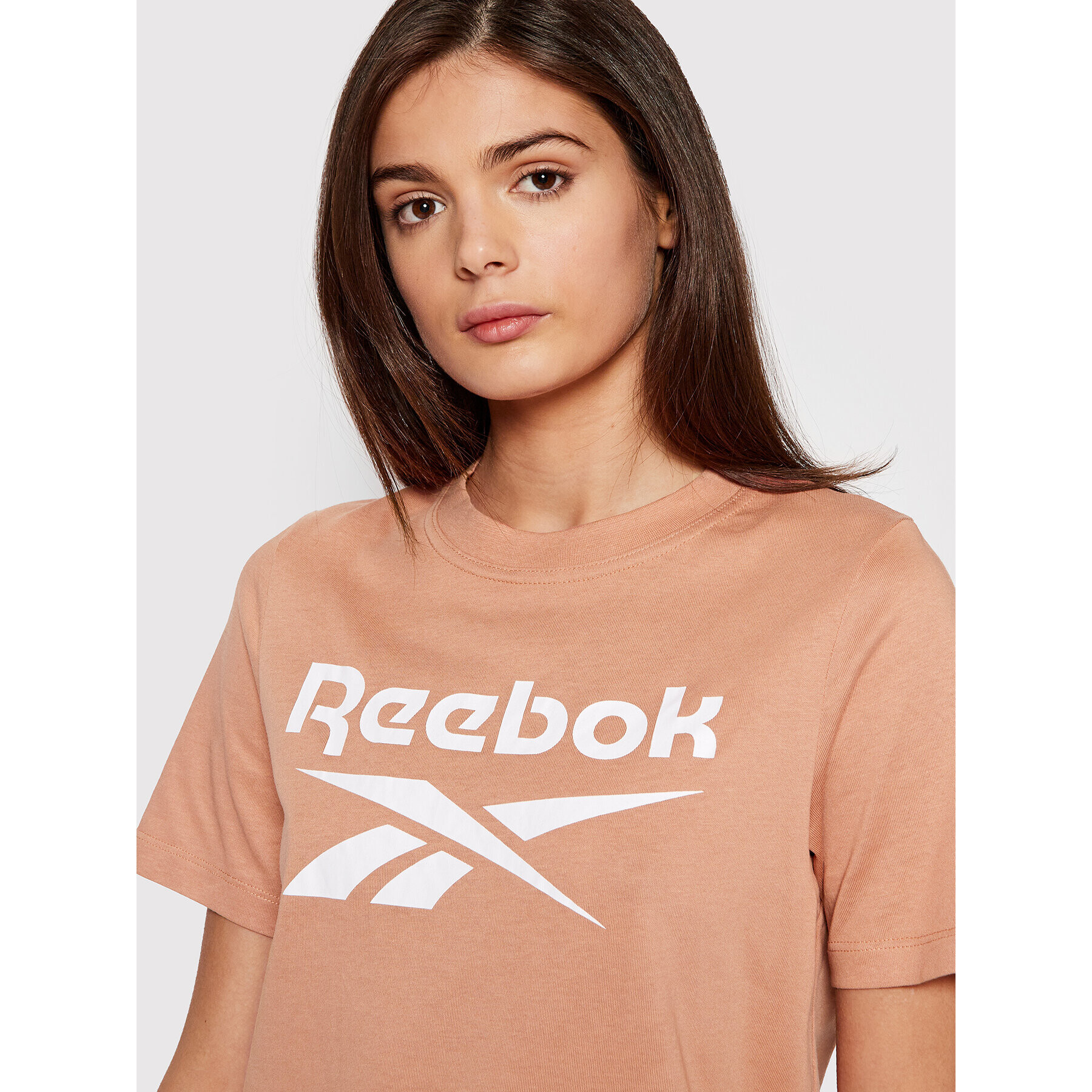 Reebok Тишърт Identity HB2269 Оранжев Relaxed Fit - Pepit.bg