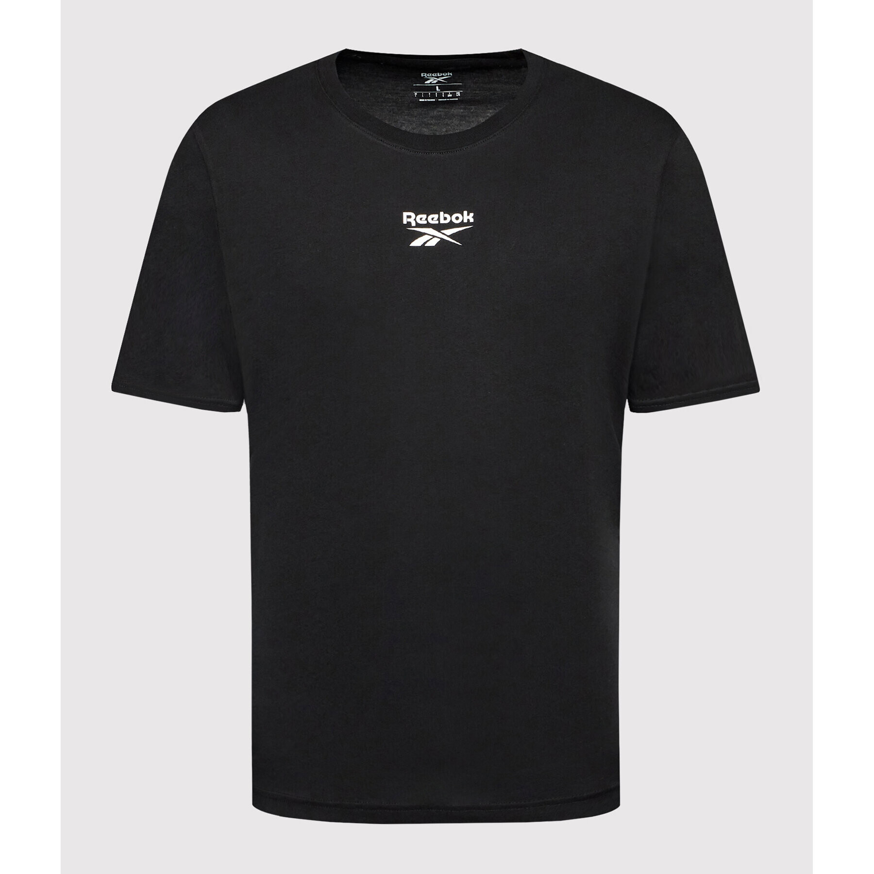 Reebok Тишърт Identity HB5975 Черен Regular Fit - Pepit.bg
