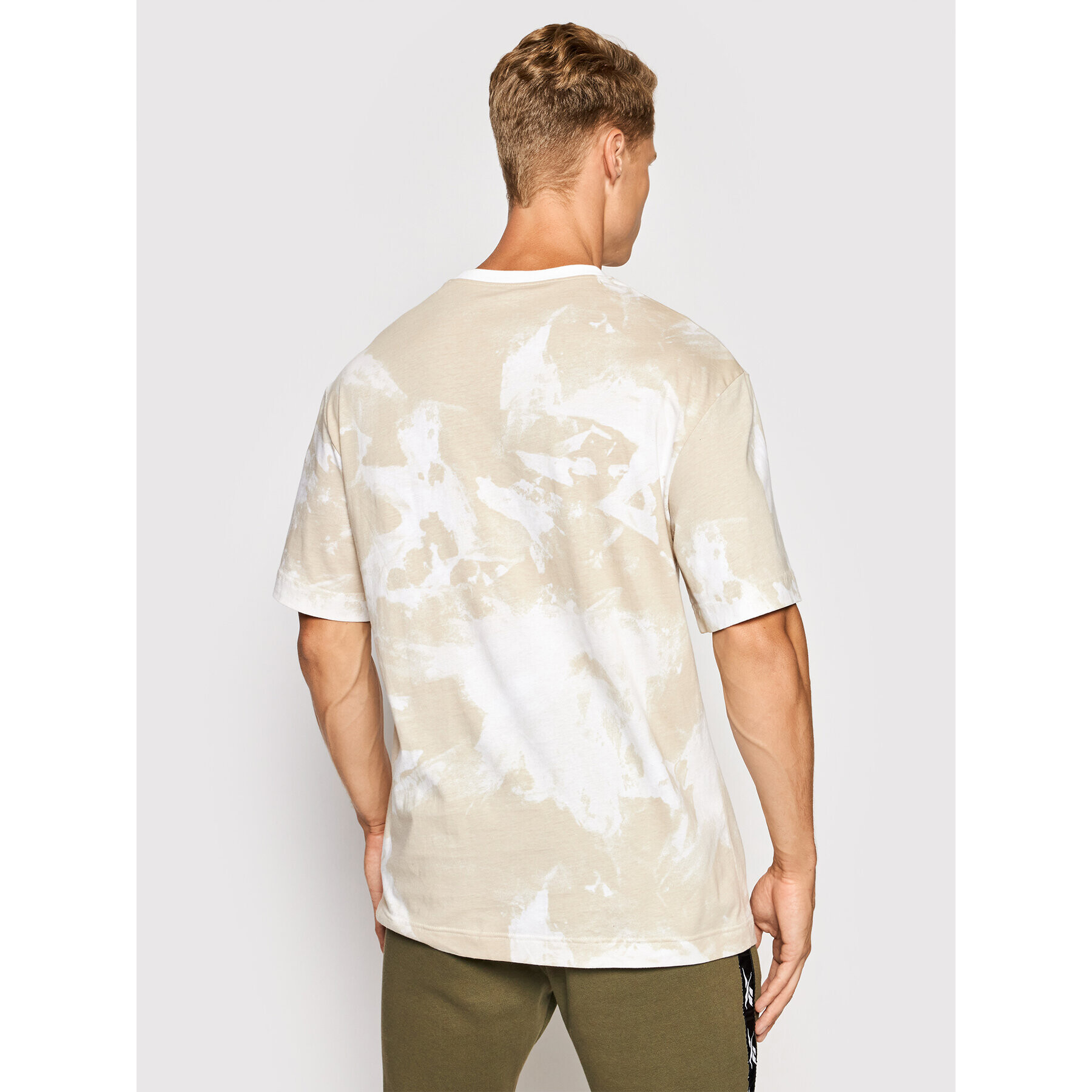 Reebok Тишърт Myt GS8999 Бежов Oversize - Pepit.bg