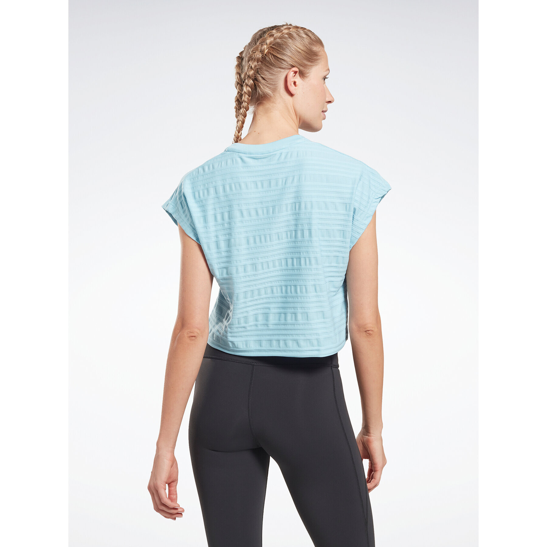 Reebok Тишърт Perforated T-Shirt HT6108 Син - Pepit.bg