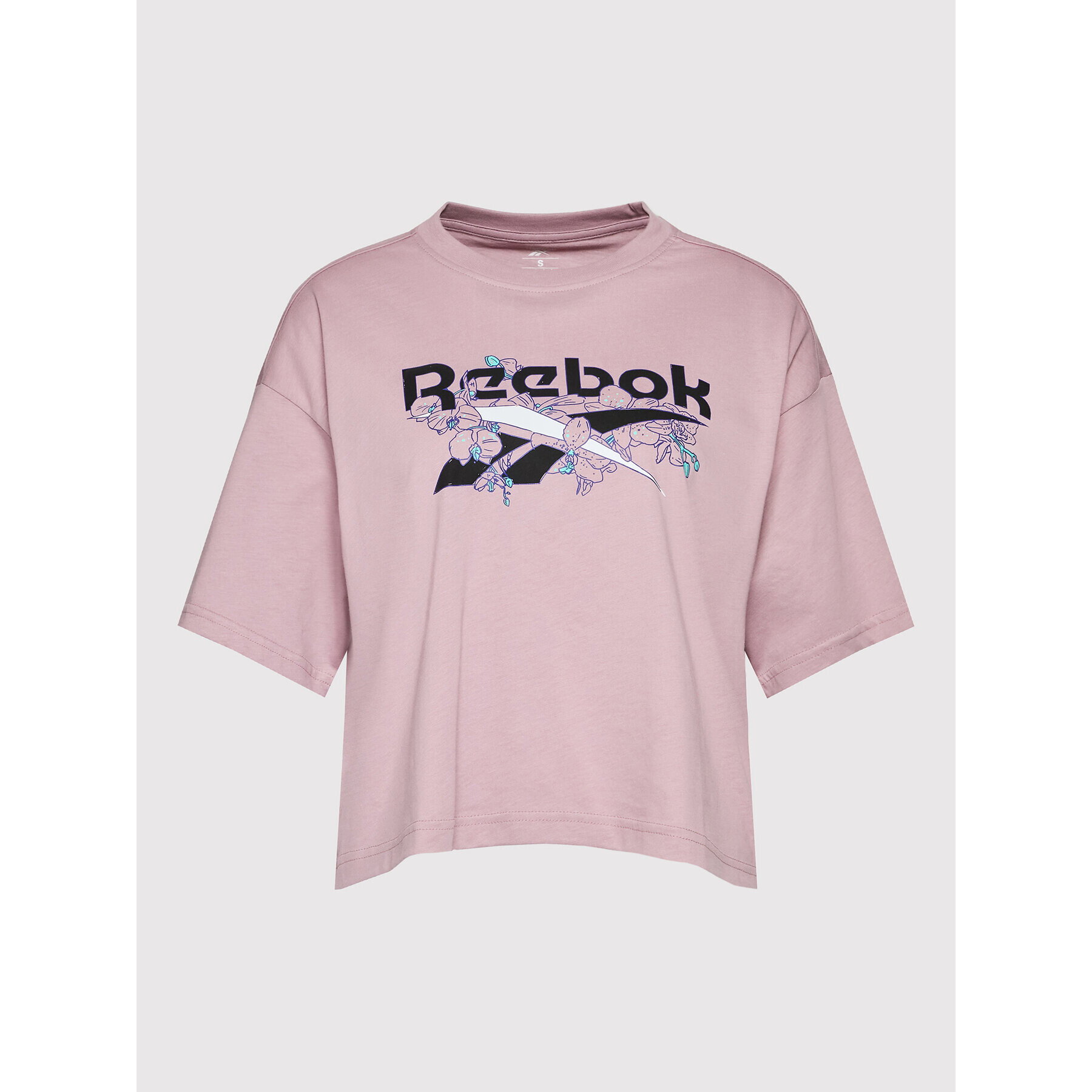 Reebok Тишърт Quirky HM5918 Розов Relaxed Fit - Pepit.bg