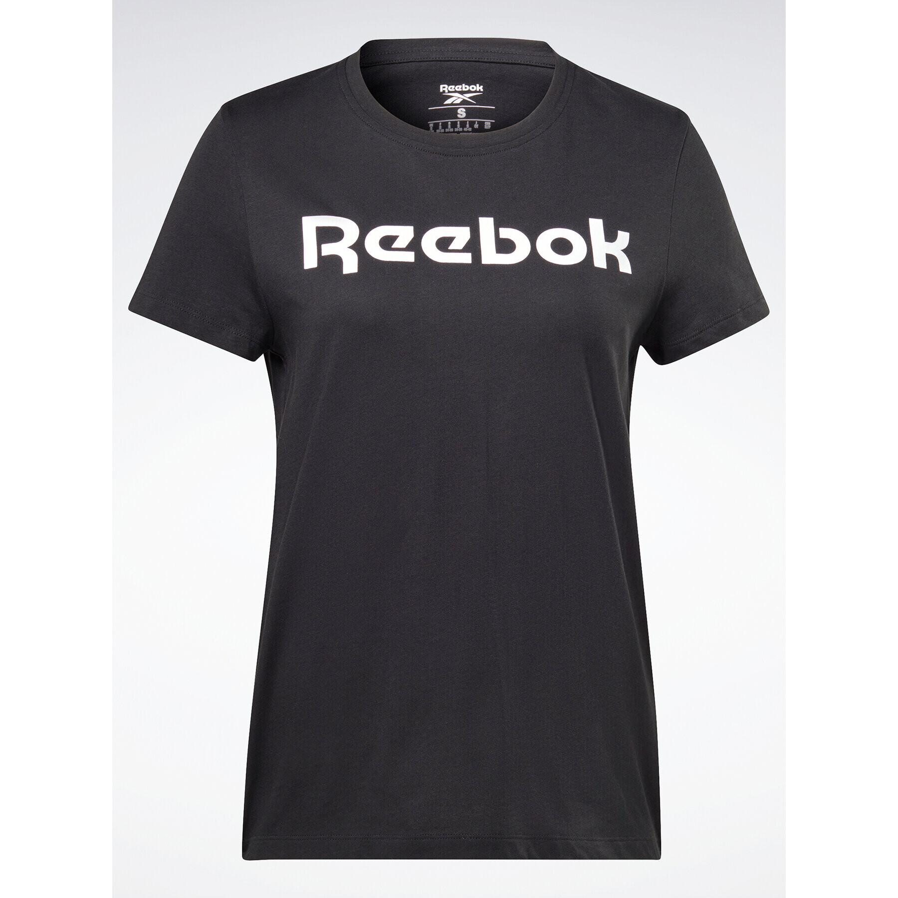 Reebok Тишърт Training Essentials Graphic HT6184 Черен Regular Fit - Pepit.bg