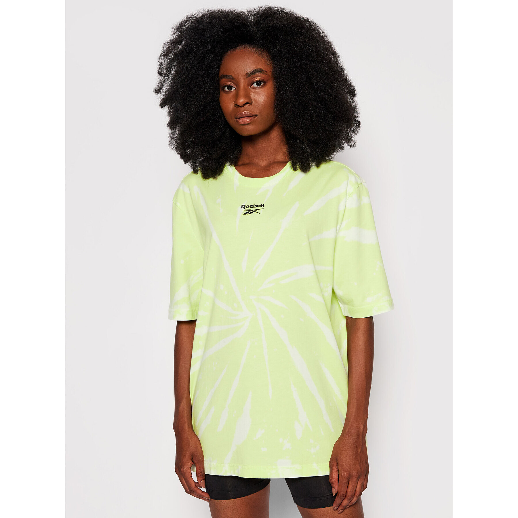 Reebok Тишърт Unisex Classics Tie-Dye GL1657 Жълт Loose Fit - Pepit.bg