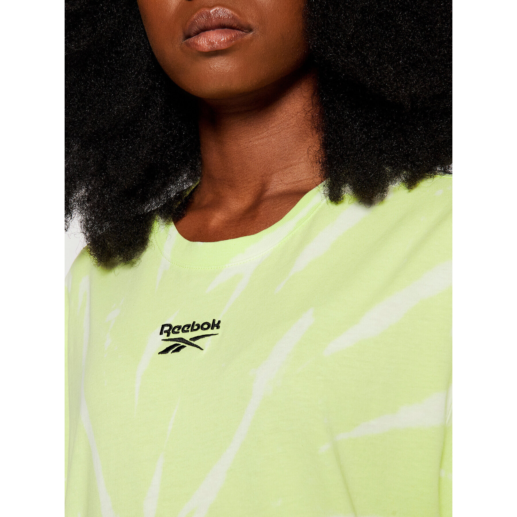 Reebok Тишърт Unisex Classics Tie-Dye GL1657 Жълт Loose Fit - Pepit.bg