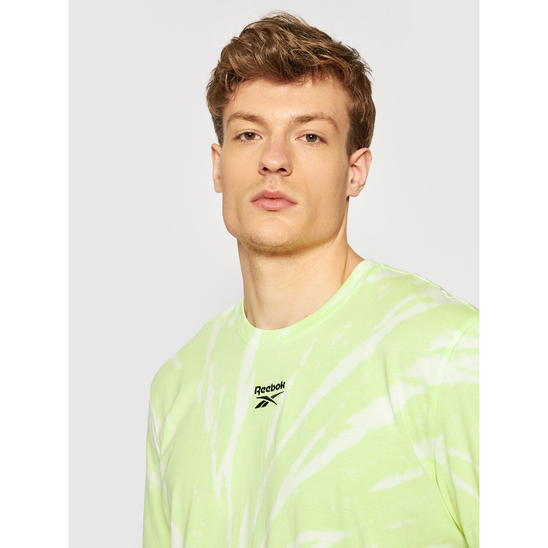 Reebok Тишърт Unisex Classics Tie-Dye GL1657 Жълт Loose Fit - Pepit.bg