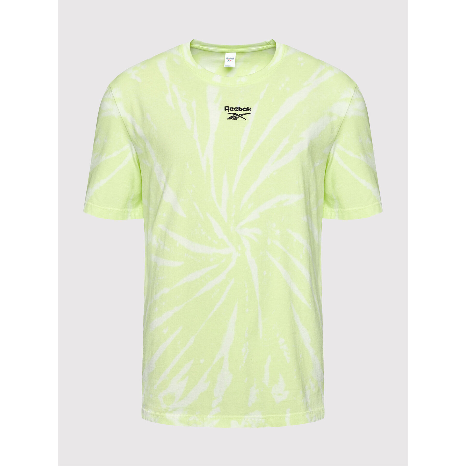 Reebok Тишърт Unisex Classics Tie-Dye GL1657 Жълт Loose Fit - Pepit.bg