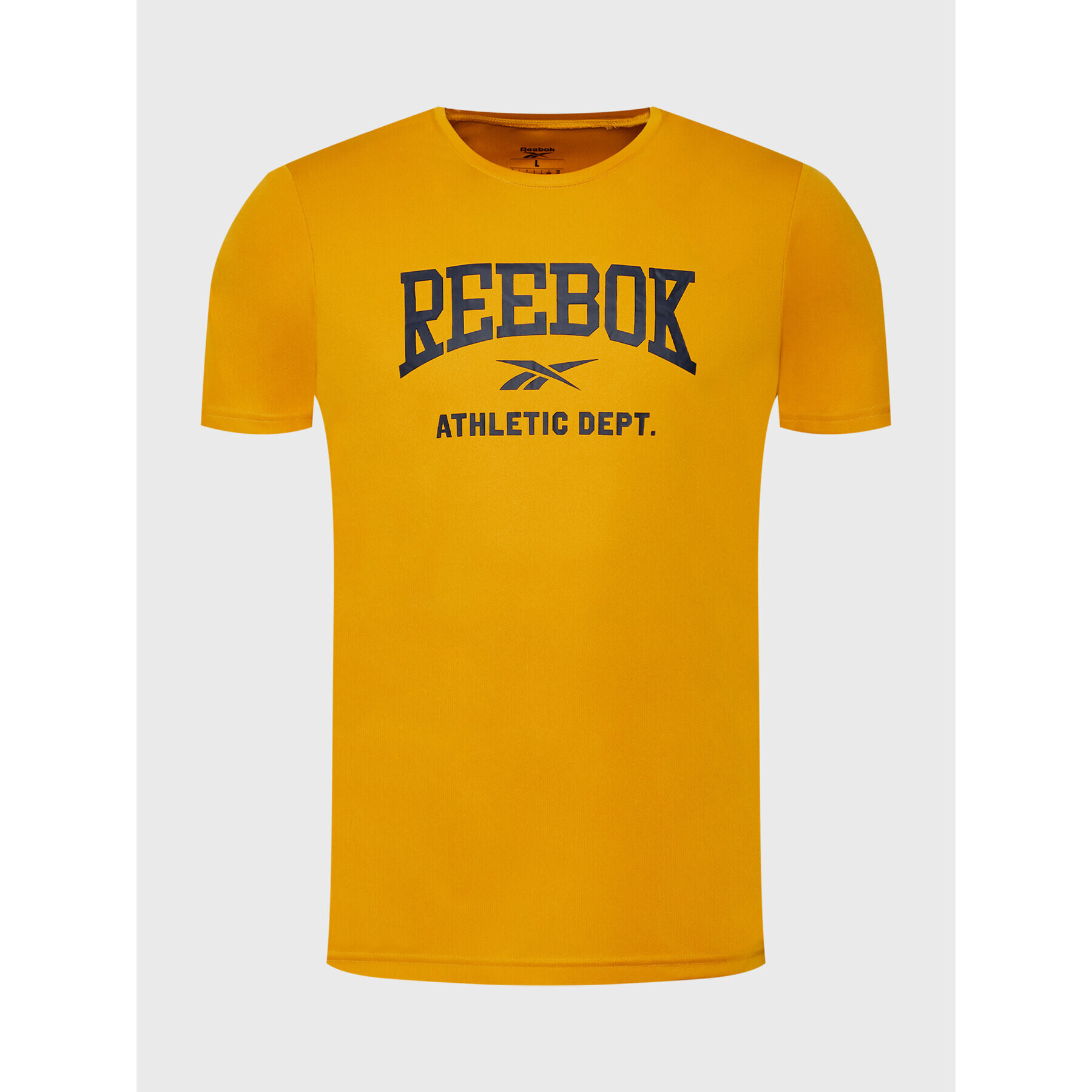 Reebok Тишърт Workout Ready HL2005 Жълт Slim Fit - Pepit.bg