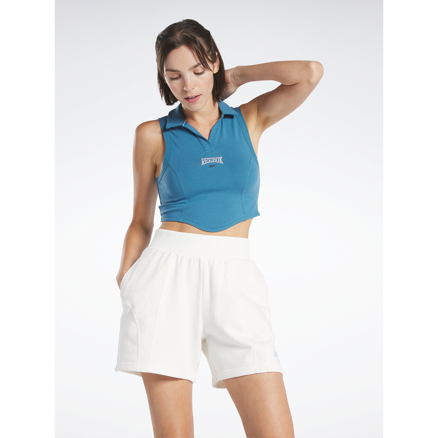 Reebok топ Classics Varsity Tank Top HT7842 Син - Pepit.bg