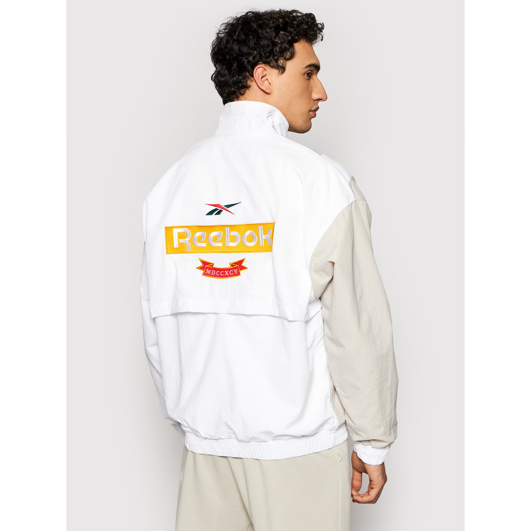 Reebok Ветровка Classics Vintage GU9551 Бял Oversize - Pepit.bg